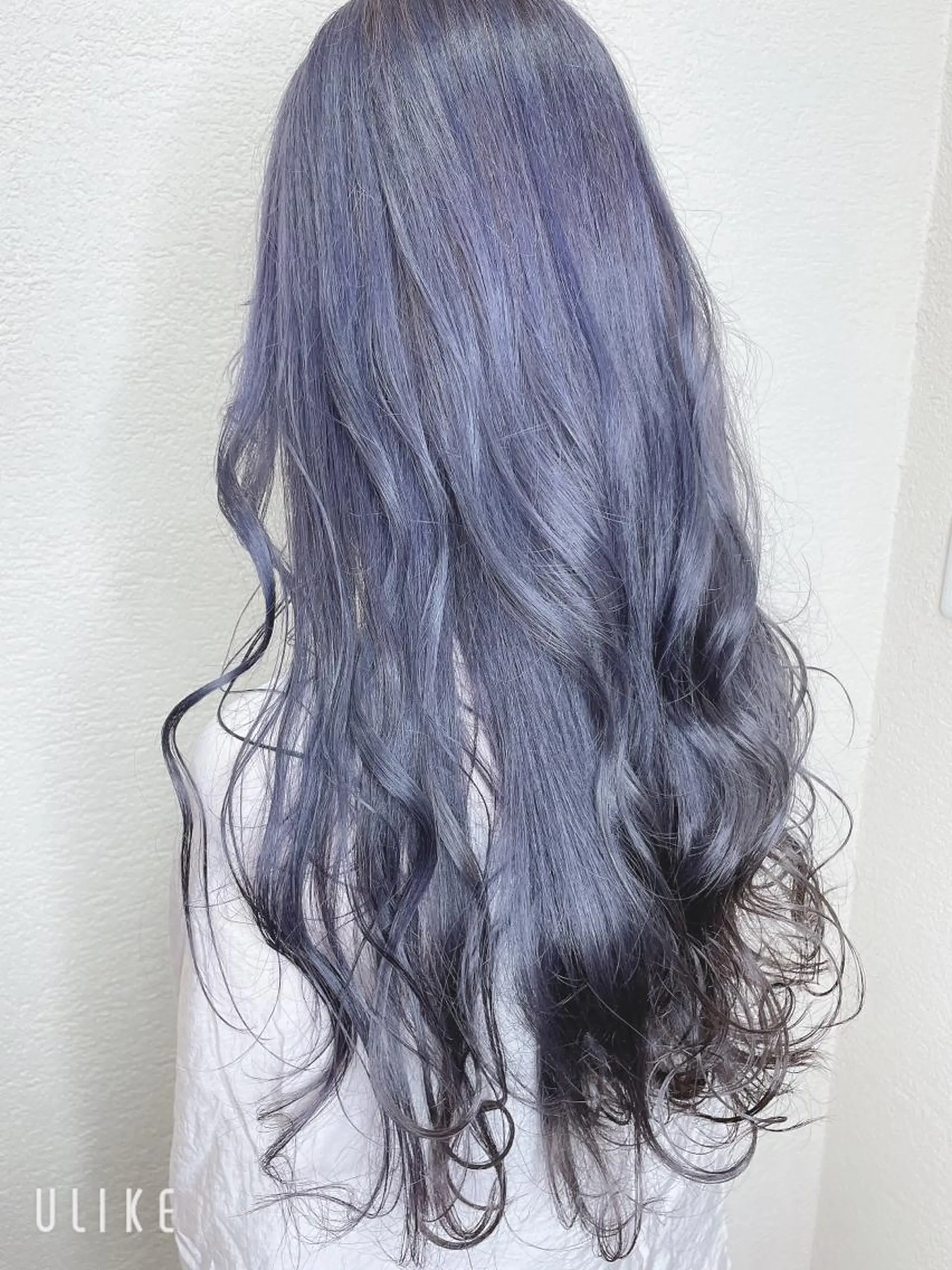 ロング カラー ブルーカラー ブルージュ カット ヘアカラー トリートメント ❣️モードケイズ塚口 和田一将のヘアスタイル