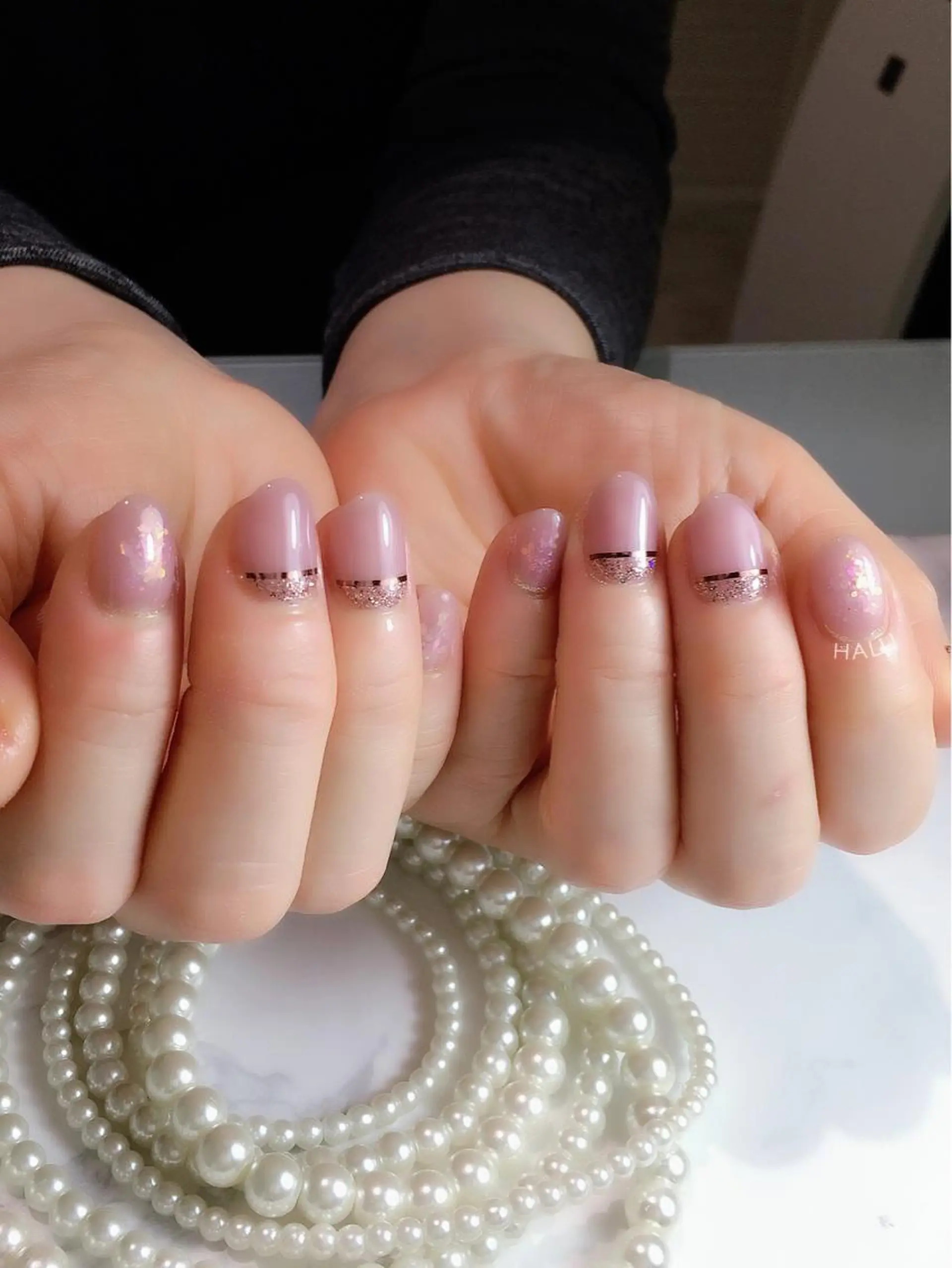 ネイル ラメ(グリッター) HALU ハルのネイルデザイン
