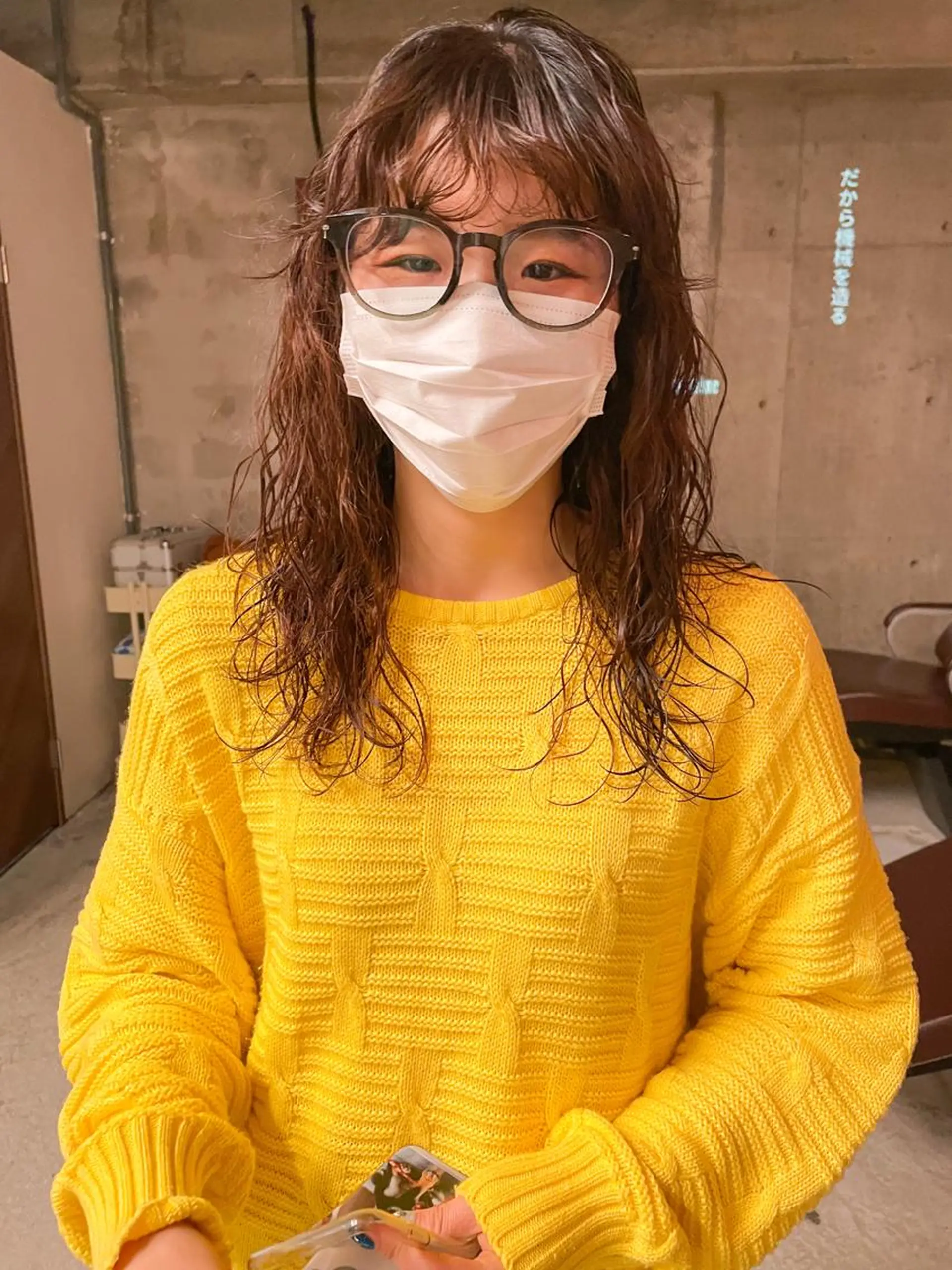 ロング パーマ パーマ/レイヤー 岩山丈一郎のヘアスタイル