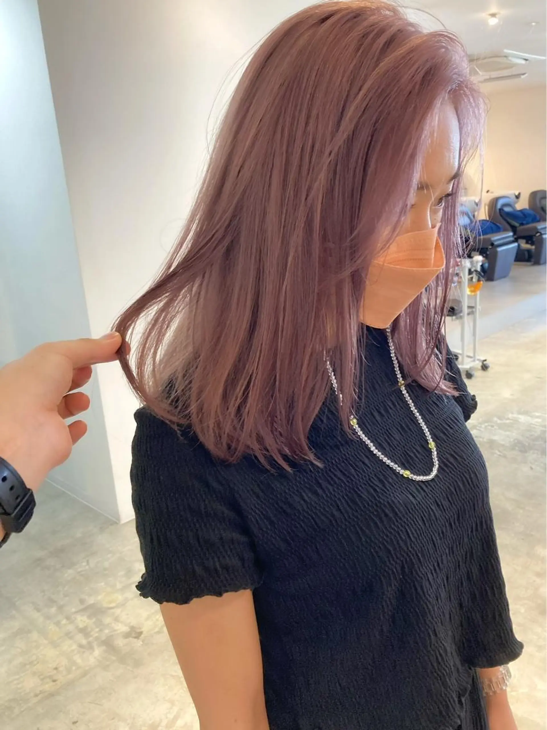 ミディアム ヘアカラー カラーリスト菅野 竜矢🌈のヘアスタイル