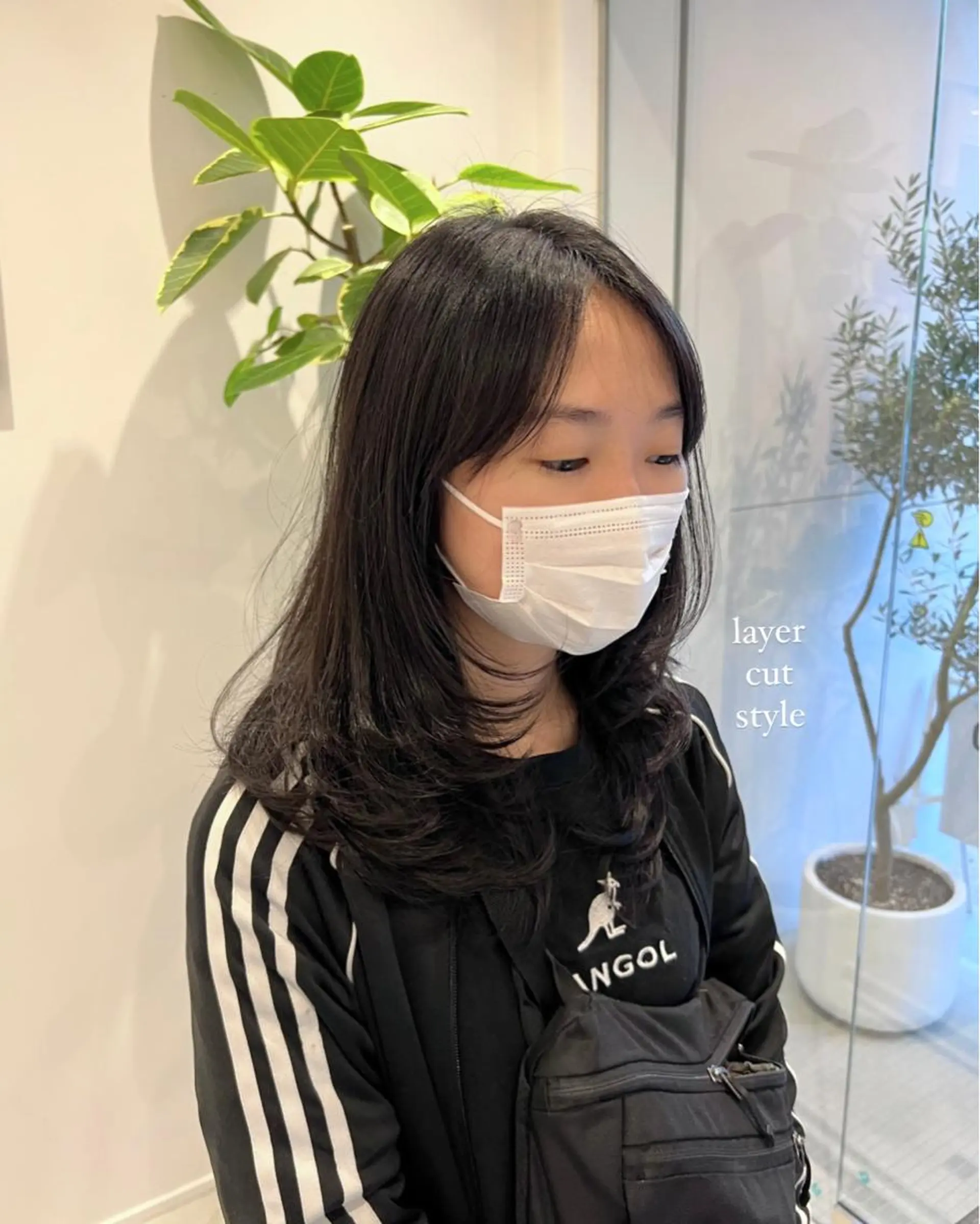 セミロング レイヤーカット パーマ/名古屋パーマ / コデラ ナナホのヘアスタイル