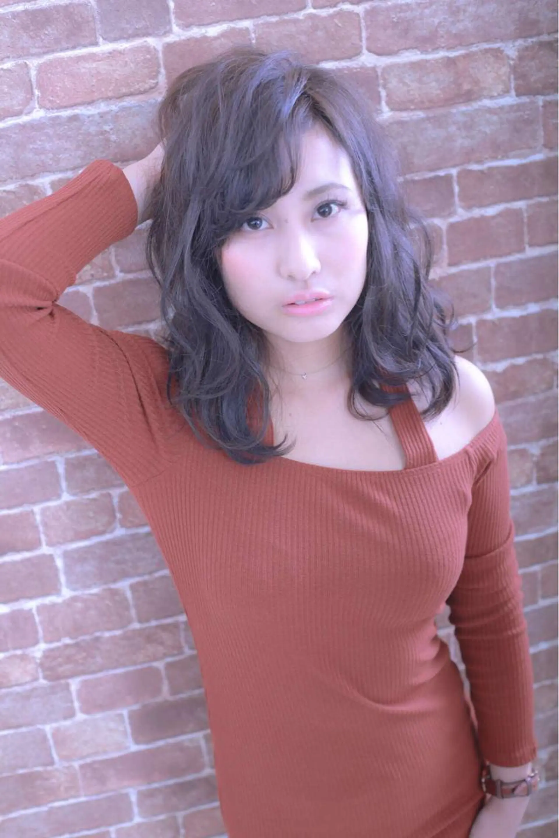 ミディアム 伊藤 裕貴のヘアスタイル