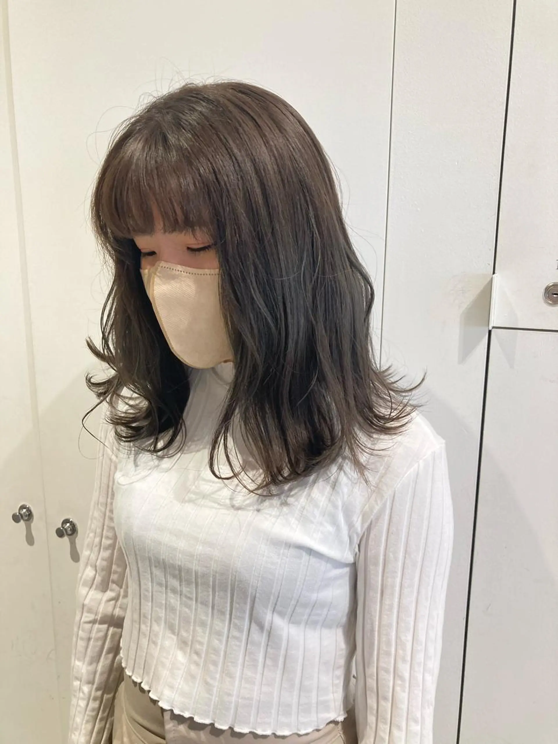 ミディアム カラー 透明感カラー🫧 nanohaのヘアスタイル