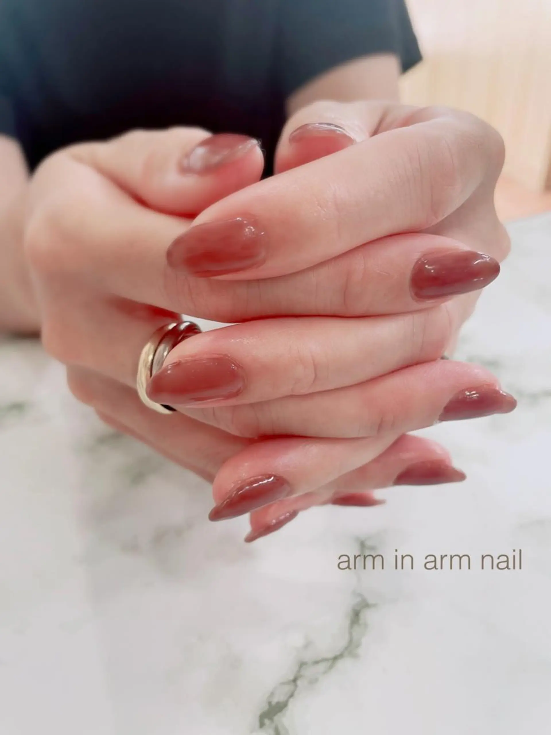 ネイル arm in arm ︎✿Yamamotoのマツエク・マツパデザイン