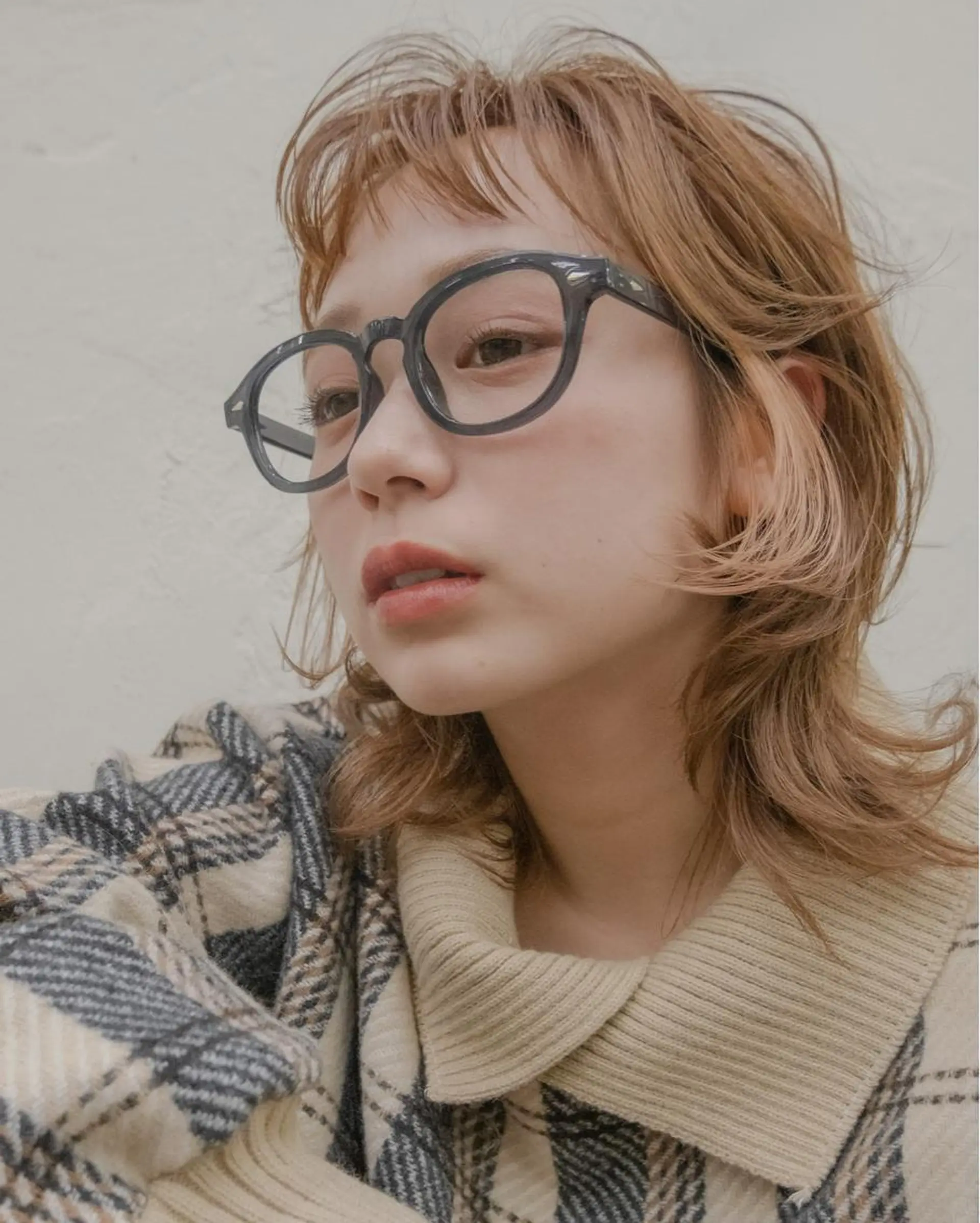 ミディアム カラー パーマ gite カワムラナオキのヘアスタイル