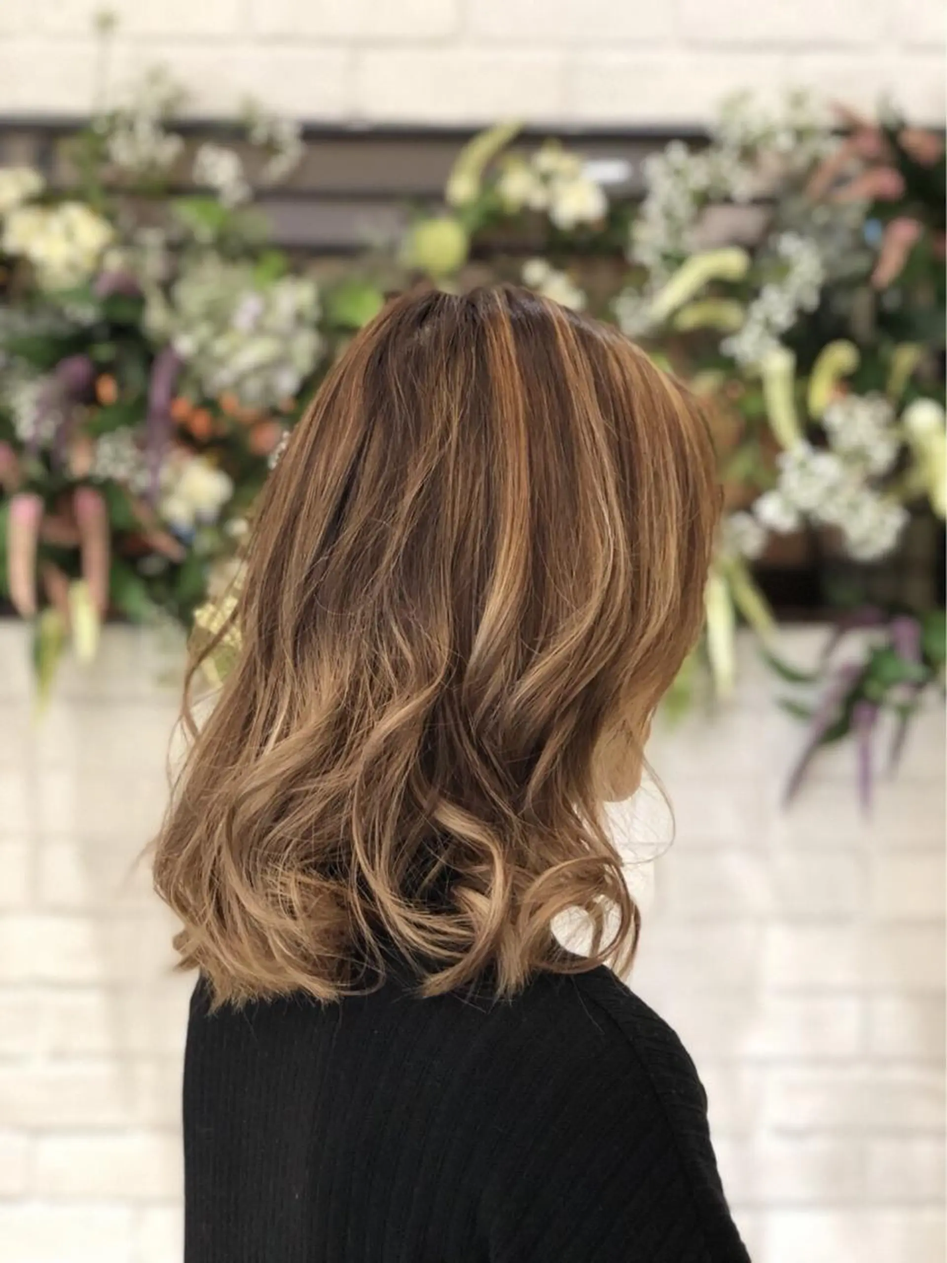 セミロング ハイライト レイヤーカット 🌟Noble 白金台店⭐️のヘアスタイル