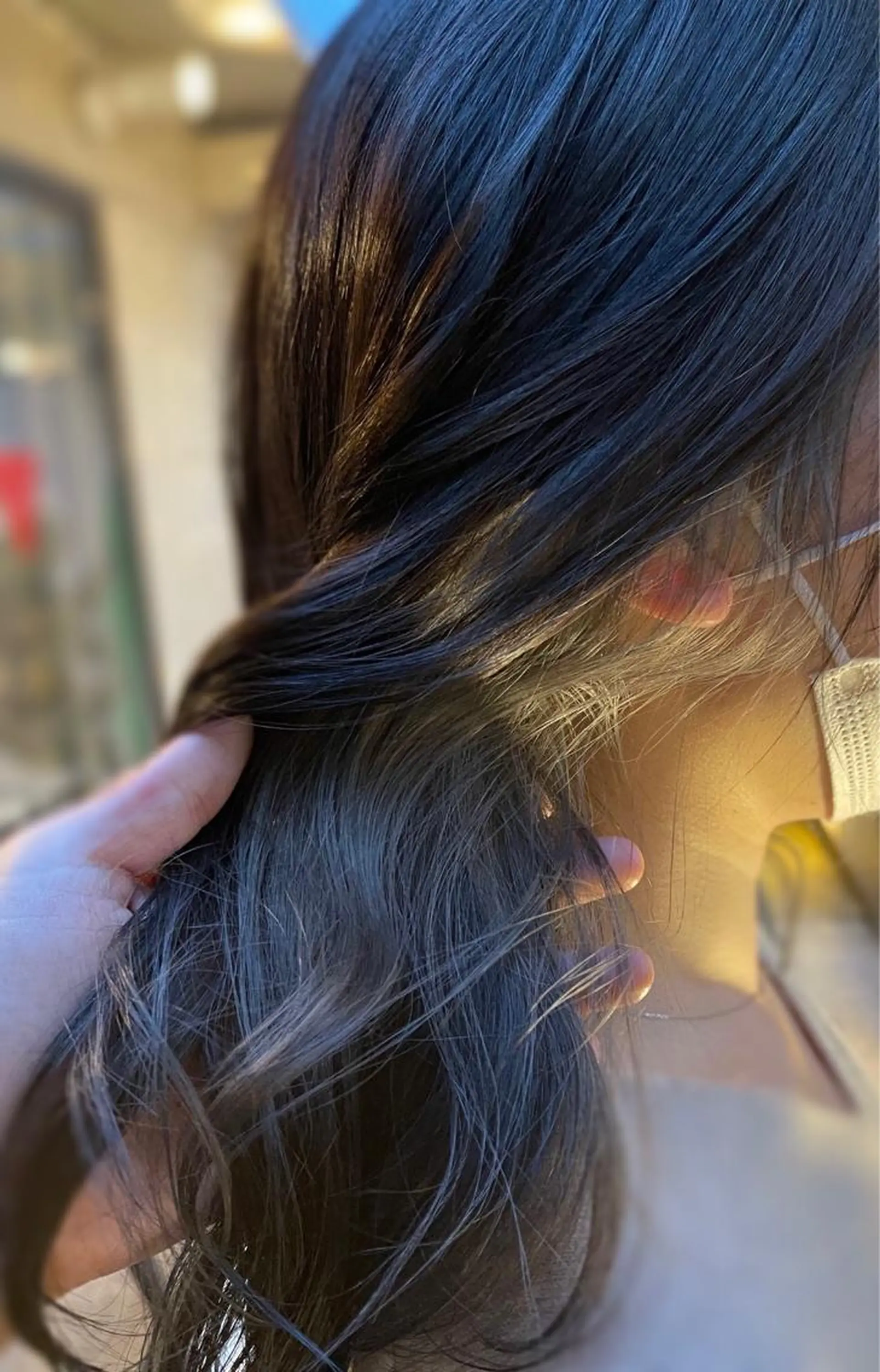 ミディアム サイエンスアクア/艶 髪/レイヤー/清水のヘアスタイル