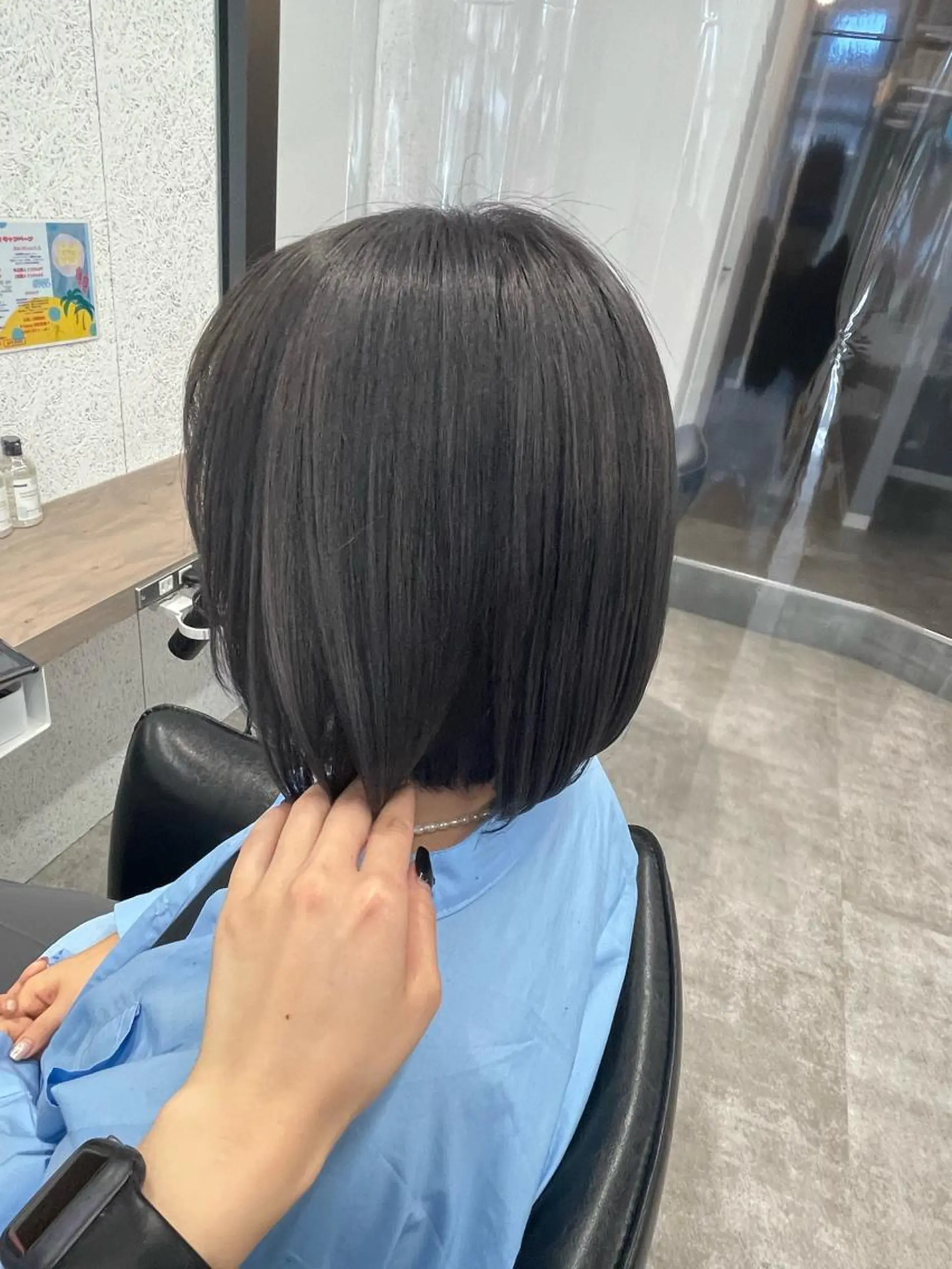 ショート カラー ヘアカラー トリートメント 透明感カラー/艶髪 ♥柏谷菜穂♥のヘアスタイル