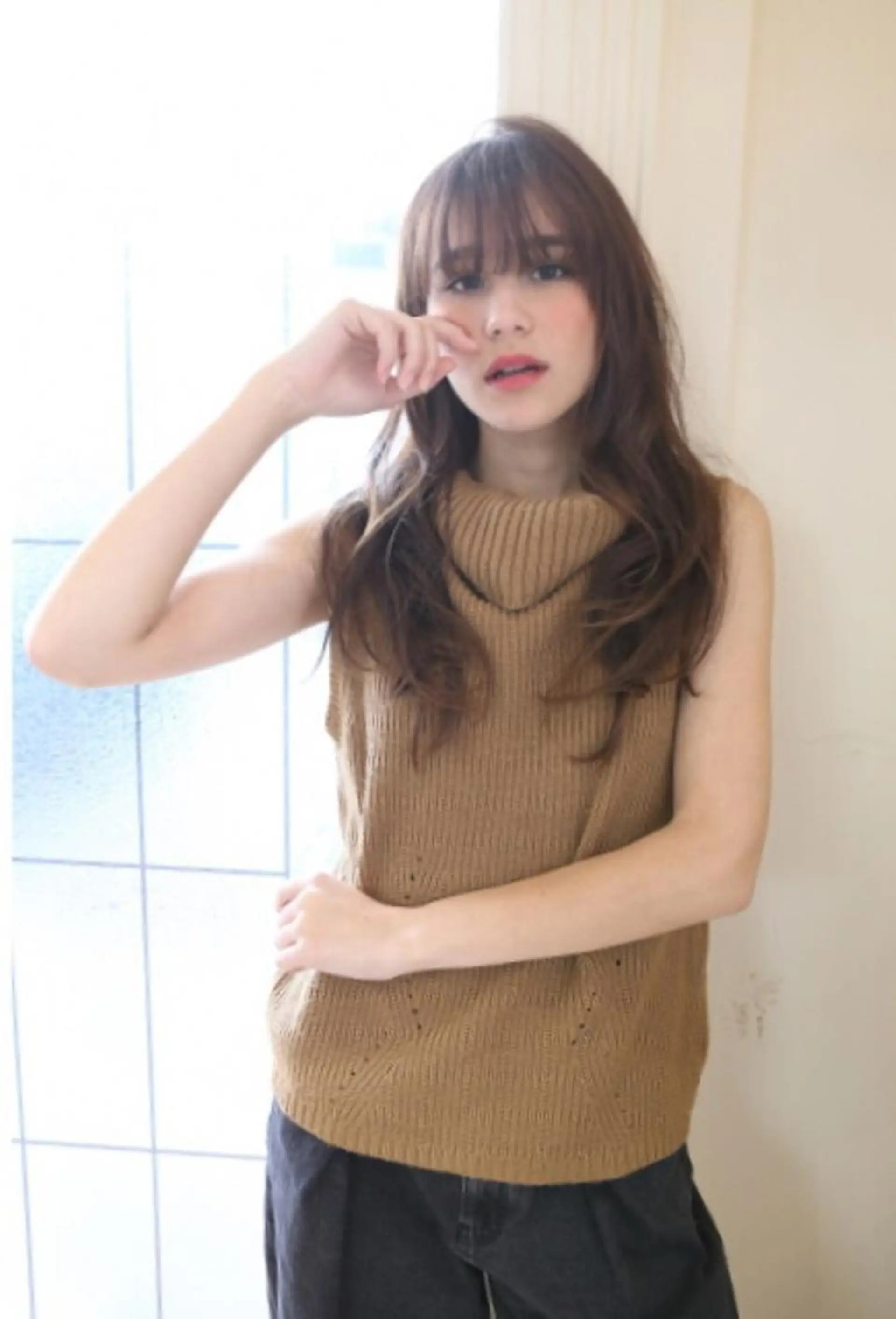 ロング レイヤーカット ロング カット ヘアカラー トリートメント トップスタイリスト 江口 稜亮のヘアスタイル