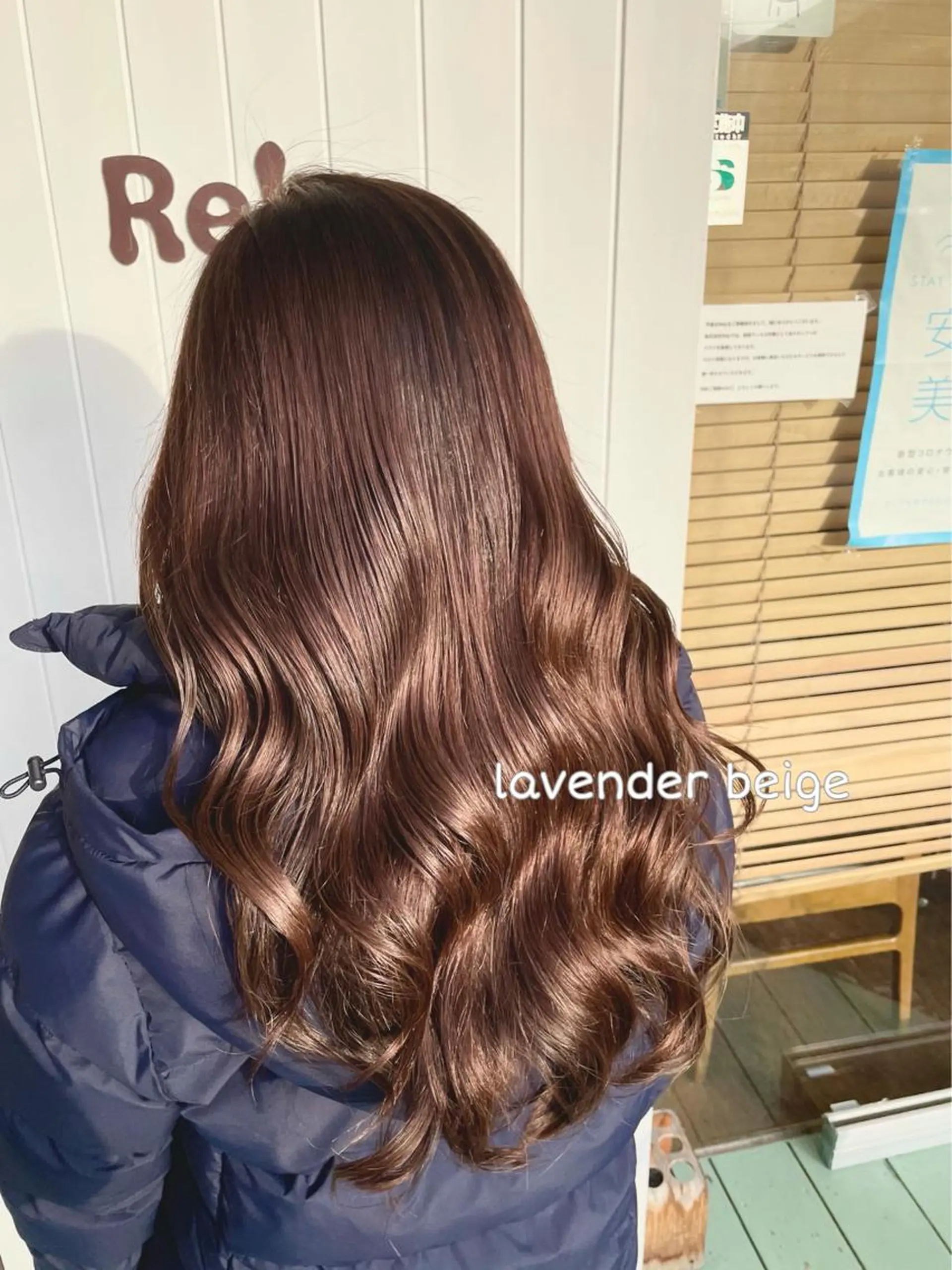 セミロング カラー 髪質改善✨️透明感カ ラー✧*。山下さいみのヘアスタイル