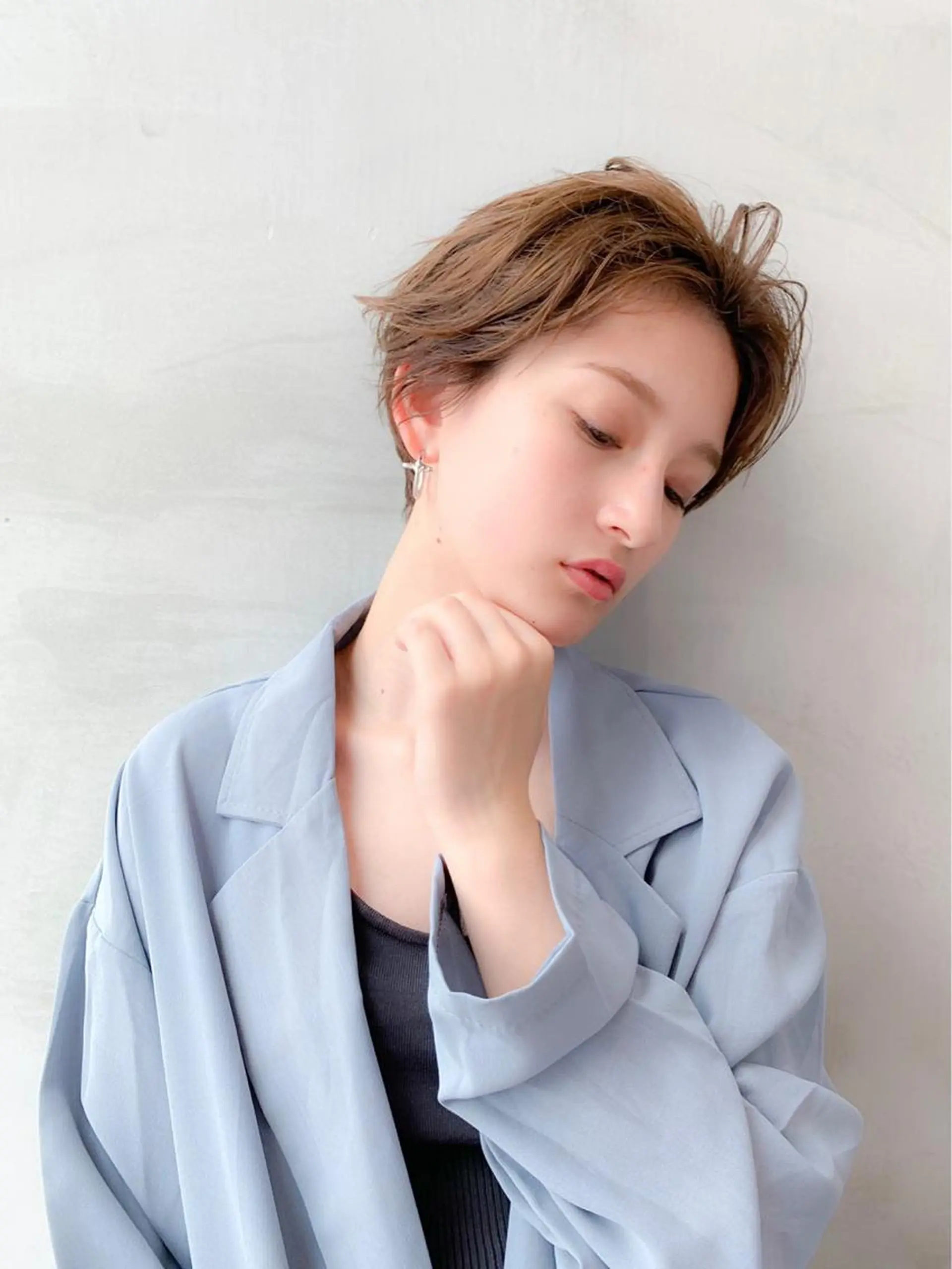 ショート カラー カット ヘアカラー トリートメント 🉐レイヤー/塩見 弘樹🉐渋谷のヘアスタイル