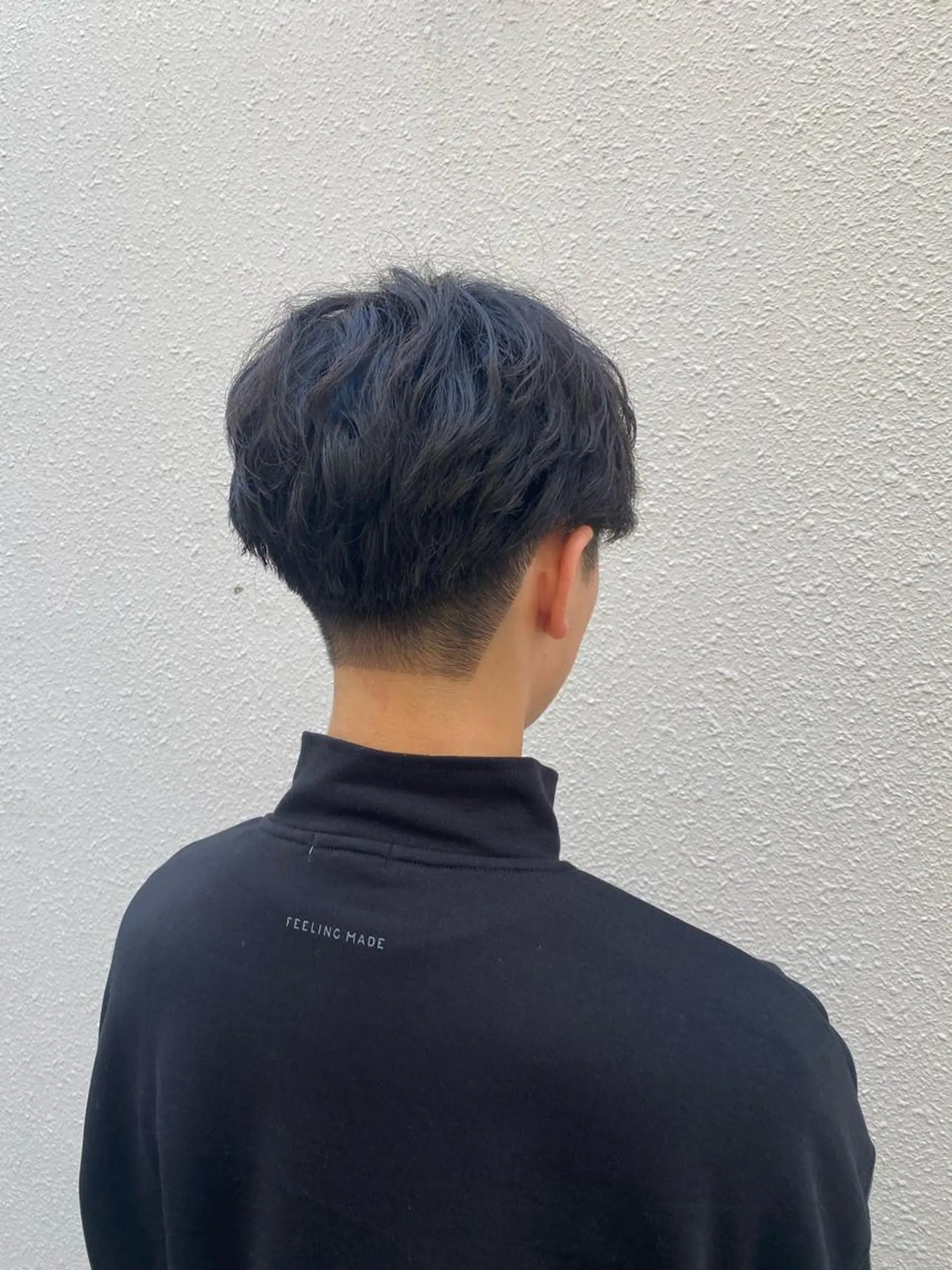 メンズ 柏のセンターパート のプロ関口 柊太のヘアスタイル