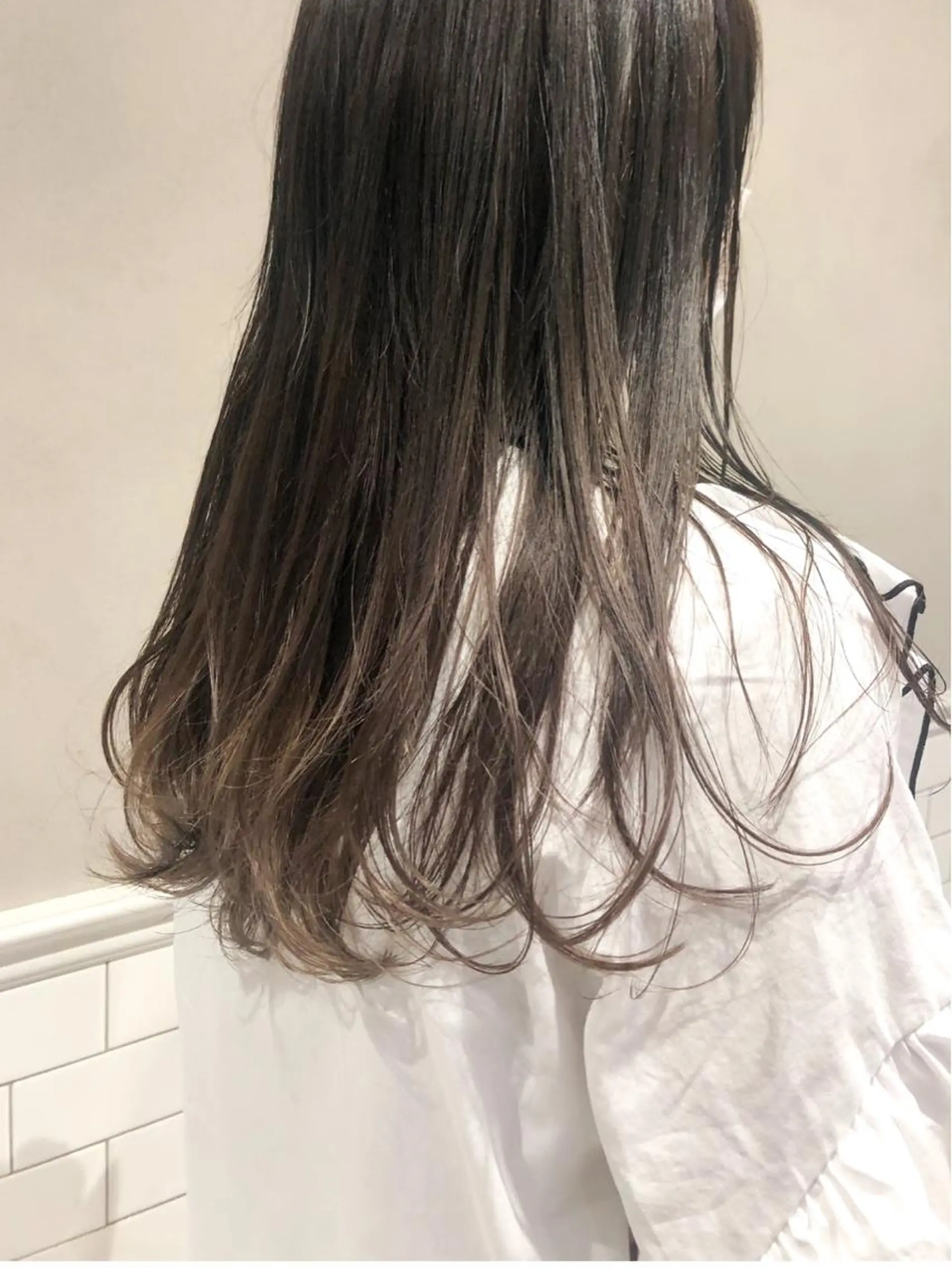 ロング カラー ヘアアレンジ cie所属・ボブ/ミニボブ 透明感カラーkadoのヘアスタイル