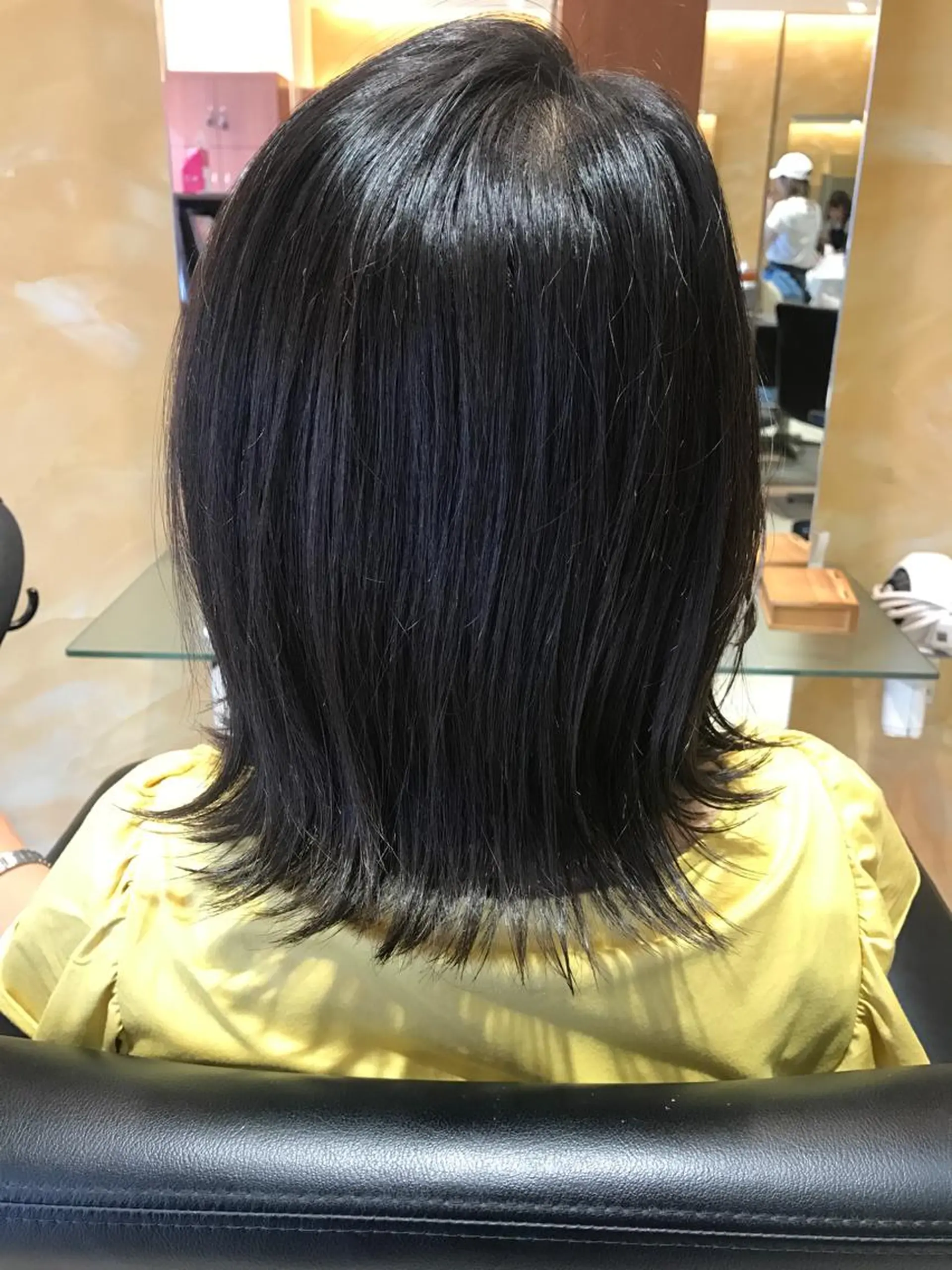 ショート 切りっぱなしボブ ボブ 【髪質改善💎韓国風 レイヤー🌷】山川のヘアスタイル