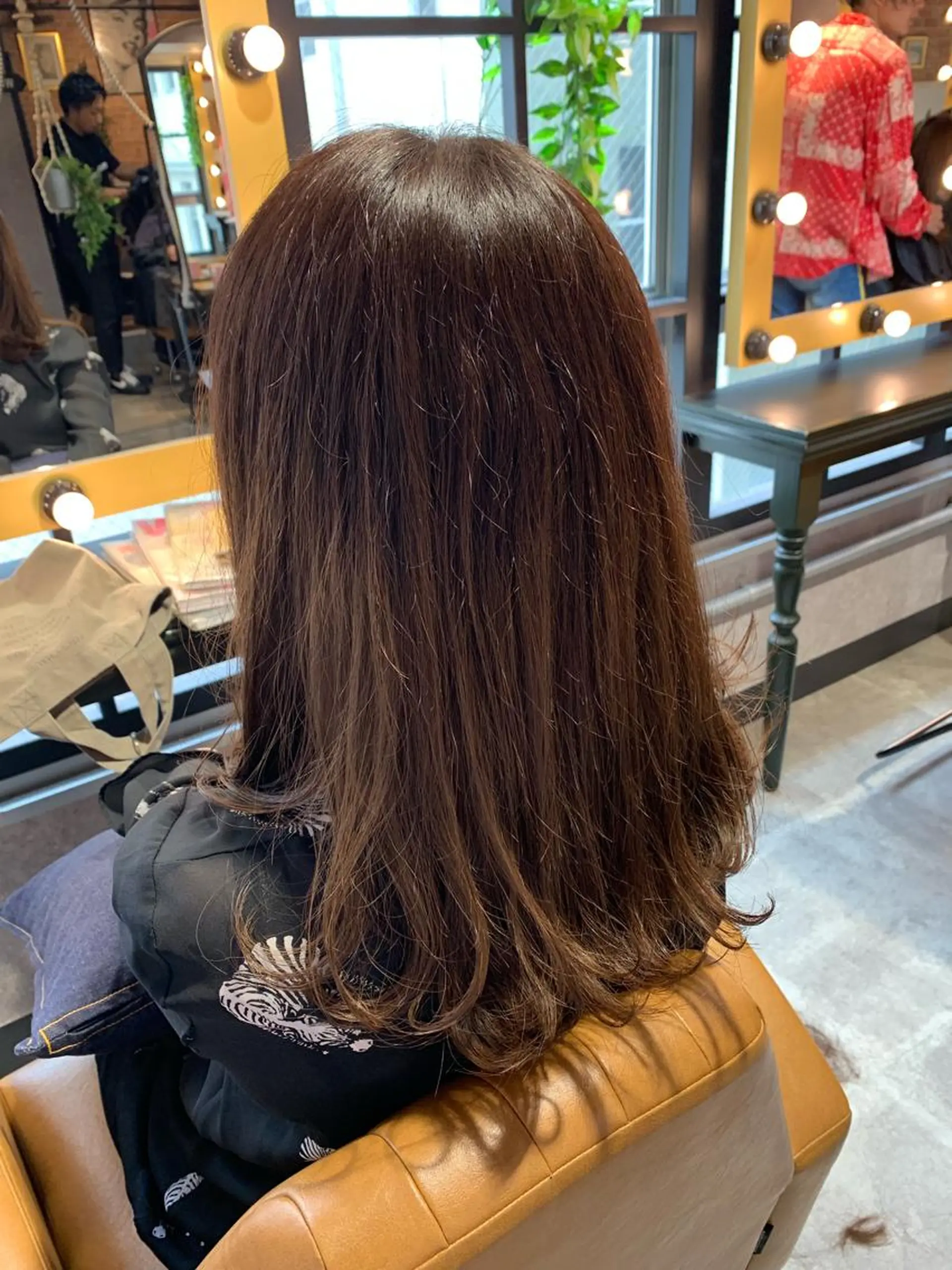 ロング レイヤーカット カット ヘアカラー トリートメント 縮毛/ショート/ ボブ/レイヤー/小原のヘアスタイル