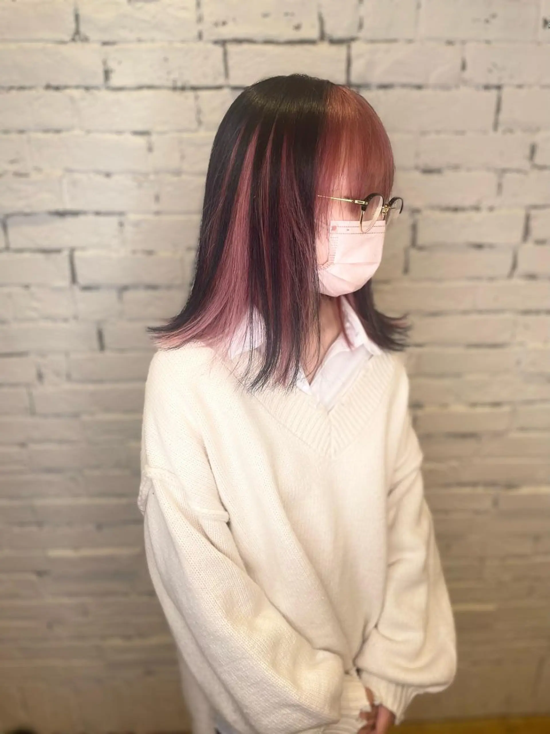 ミディアム シマノ フミヤのヘアスタイル