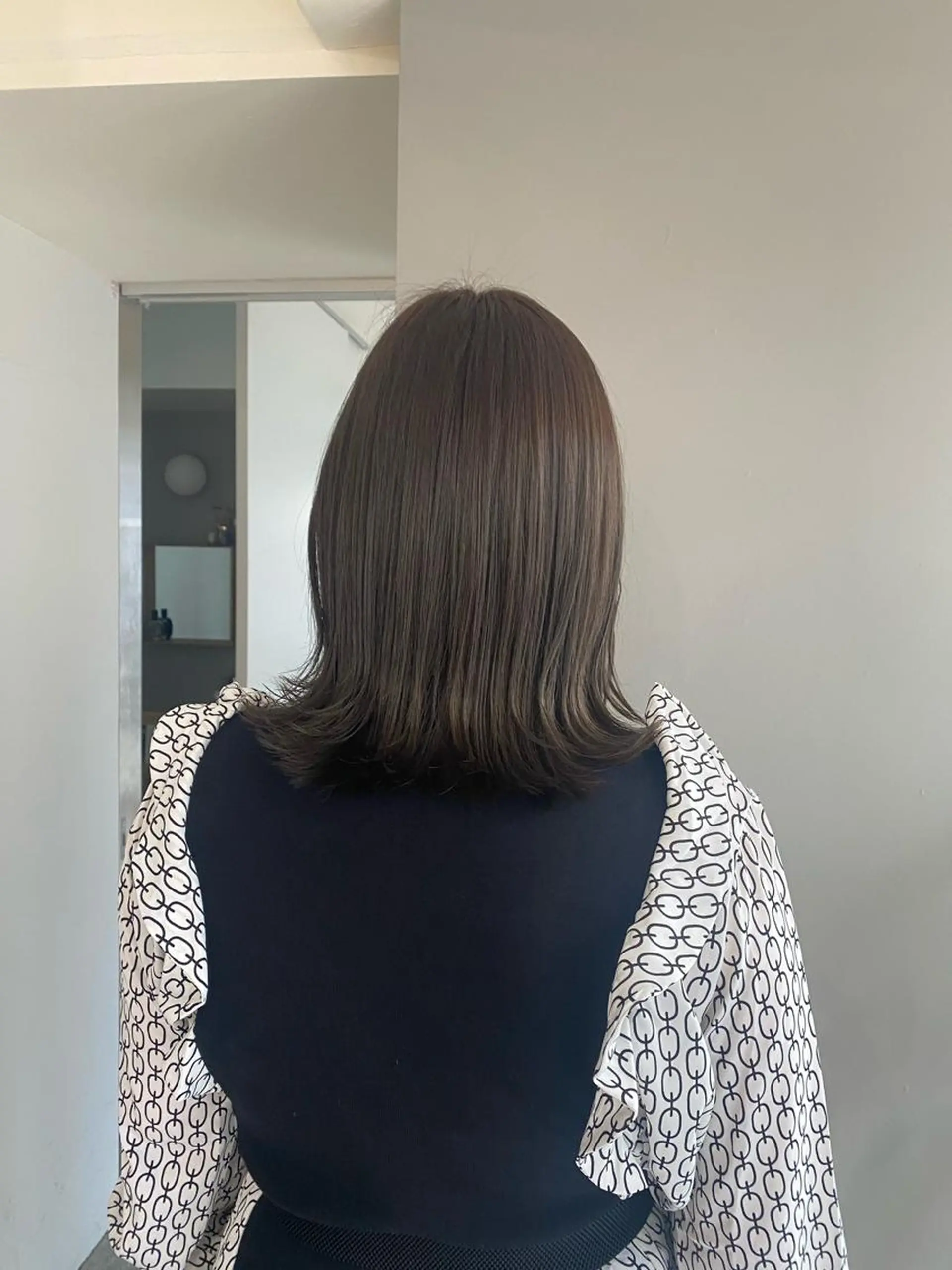 ミディアム カラー ヘアアレンジ 外ハネヘア ボブ /ニュアンス/ satomi🧸💖のヘアスタイル