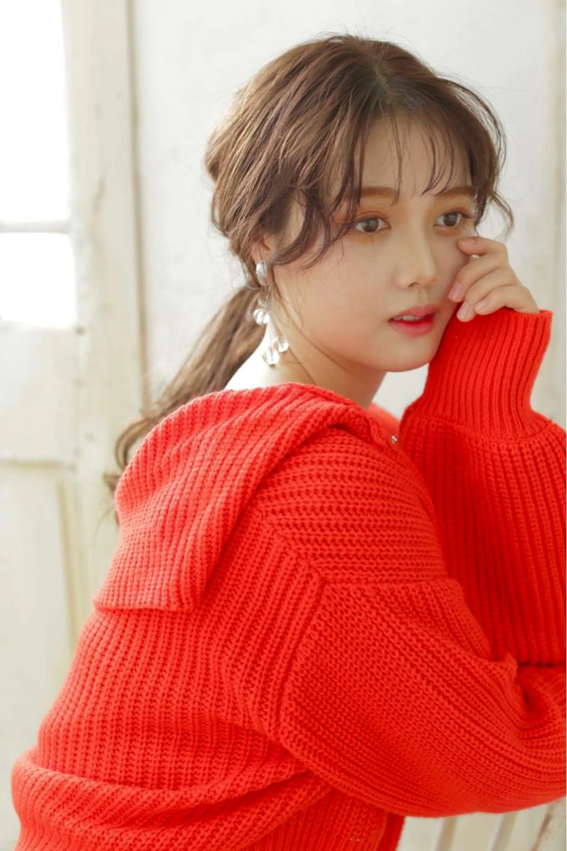 ロング カット ヘアカラー トリートメント しもかわ かほのヘアスタイル