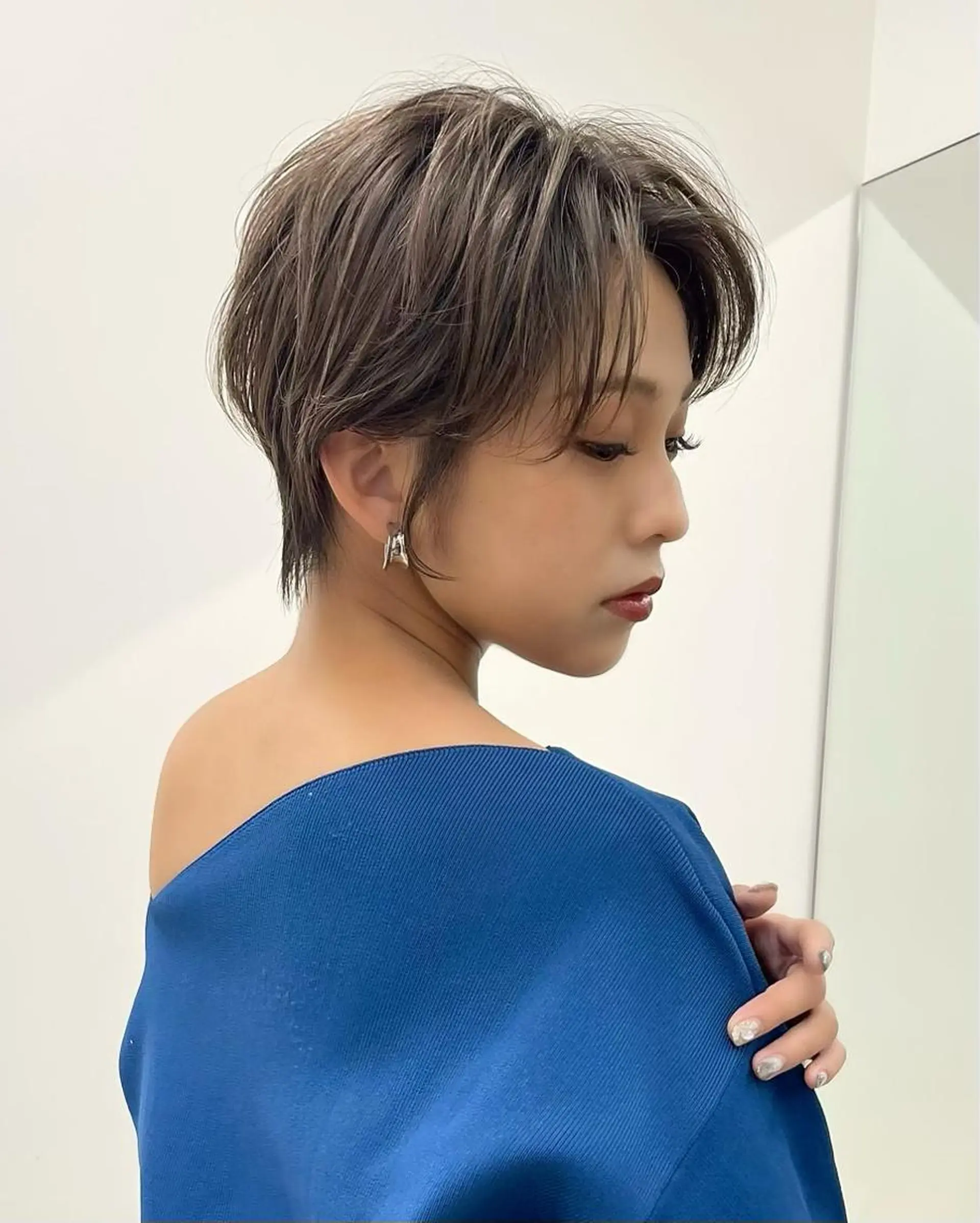 ショート 丸みショート イエローカラー 韓国風ヘア ショートヘア カット ヘアカラー トリートメント ショート・ボブ特化 mahoのその他イメージ