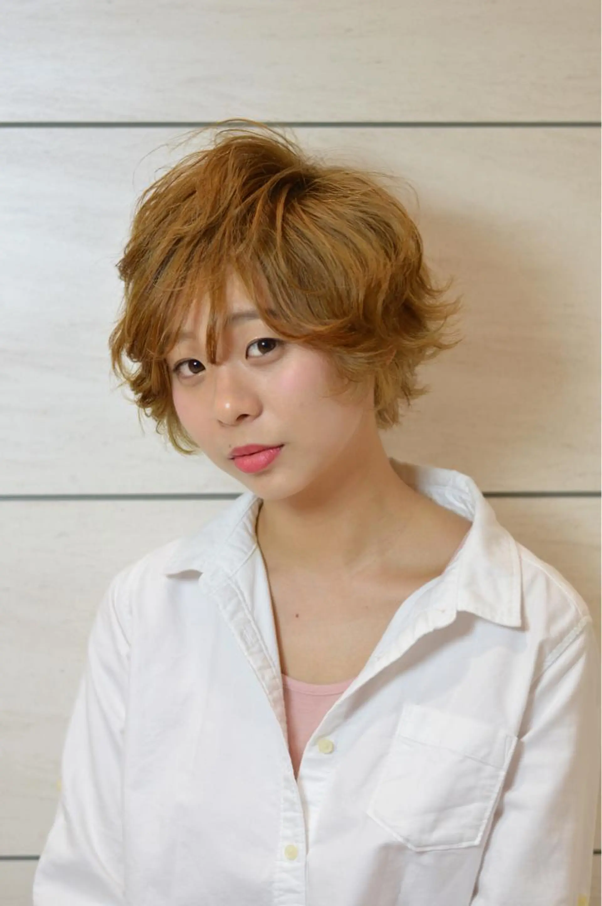 ショート ボブ 外ハネヘア テラモト カズヨシのヘアスタイル