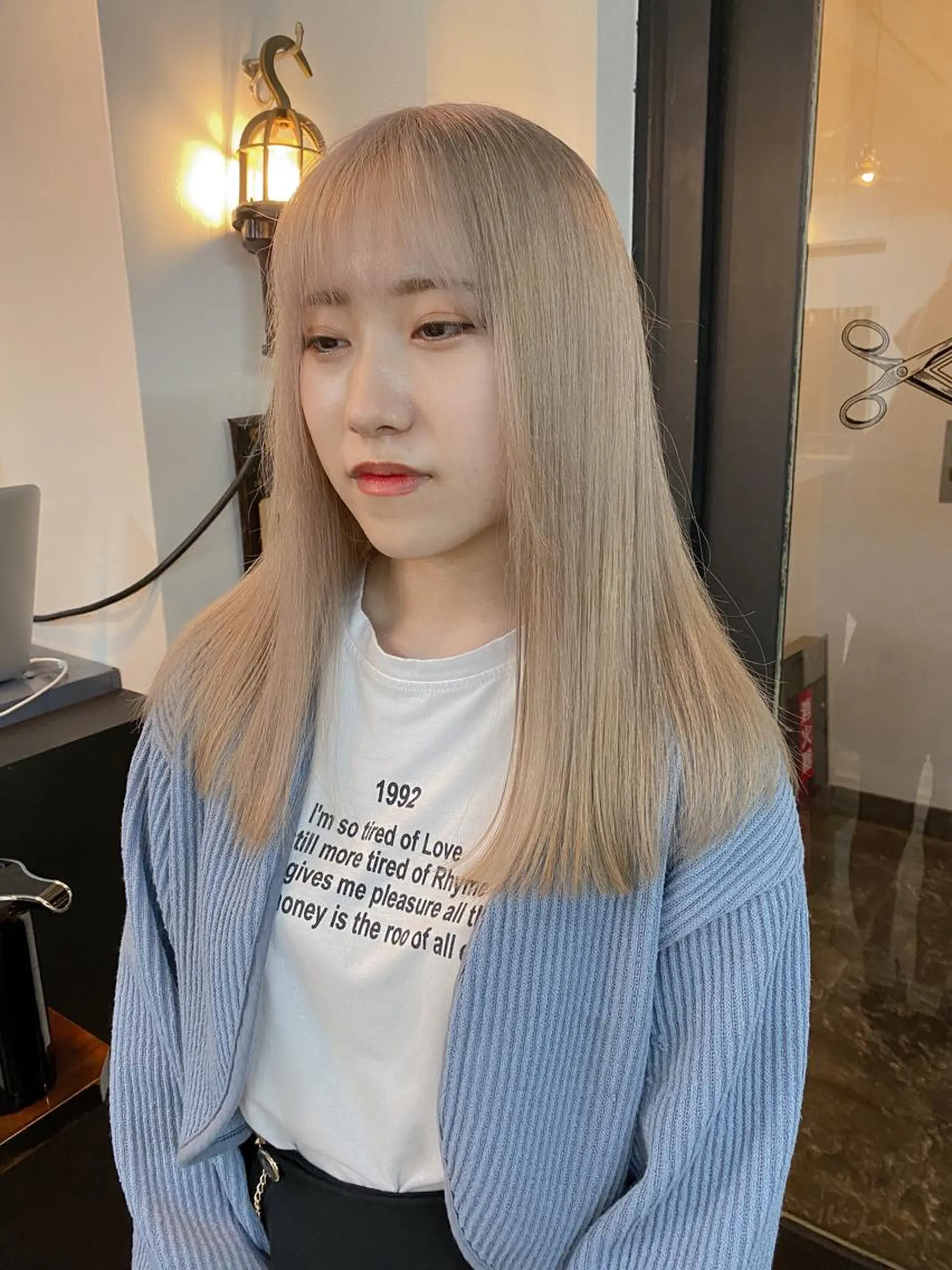 ロング カラー ハイトーンカラー ⭐️NAZUNAのヘアスタイル