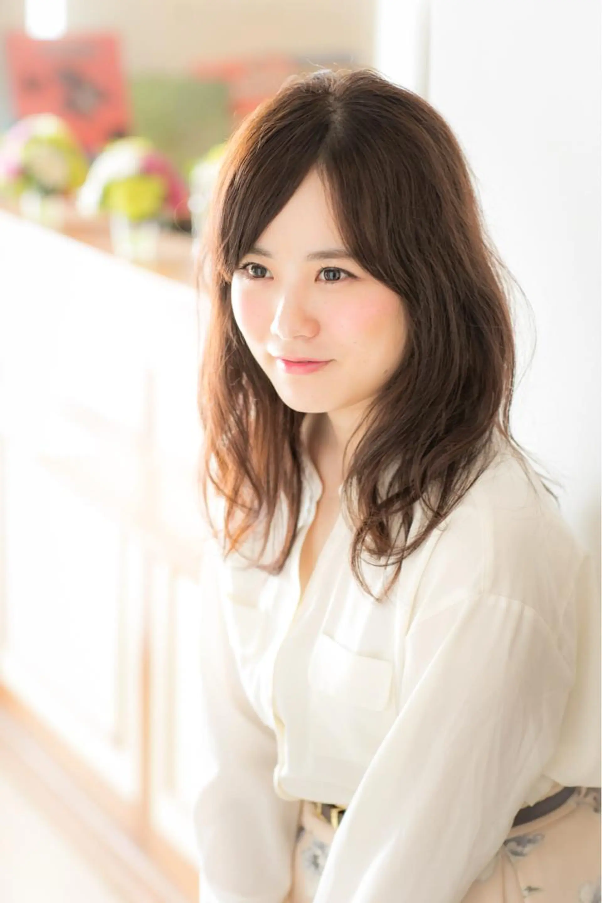 セミロング カラー パーマ 🐮牛島 一貴🐮のヘアスタイル