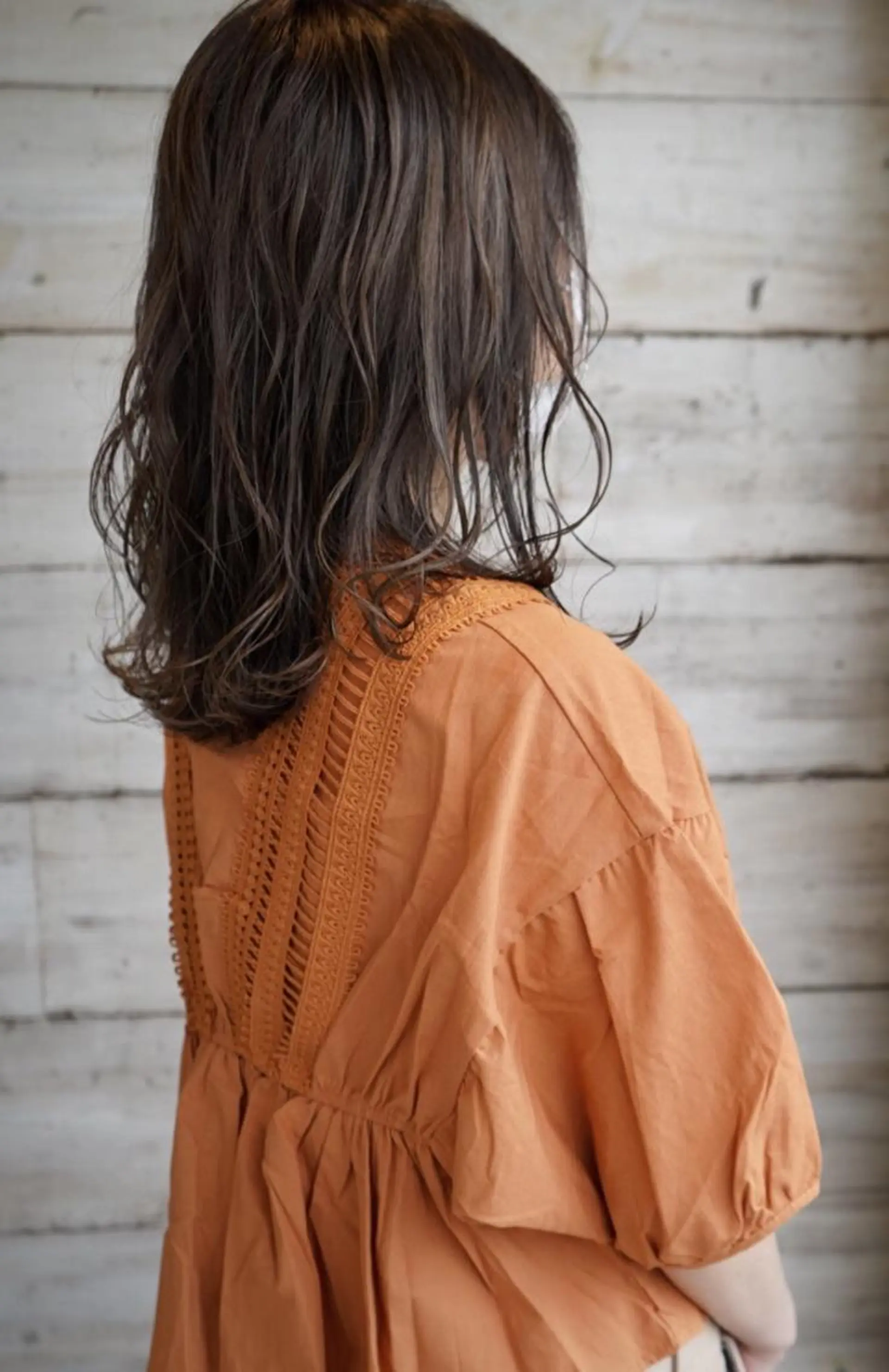 ミディアム パーマ ミディアムパーマ 西川 頌のヘアスタイル