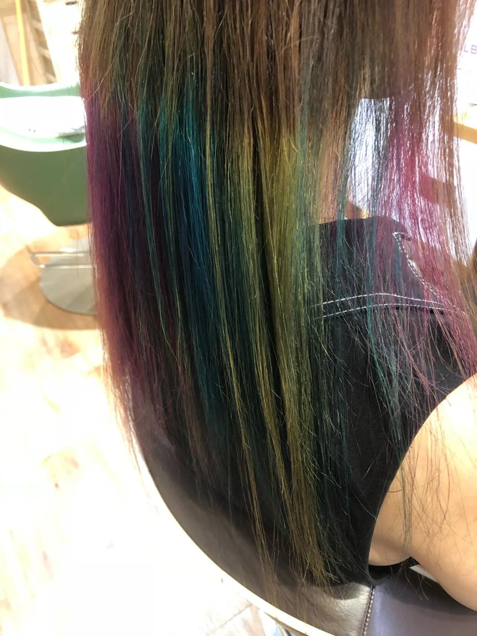 ロング カラー 青野 文香のヘアスタイル