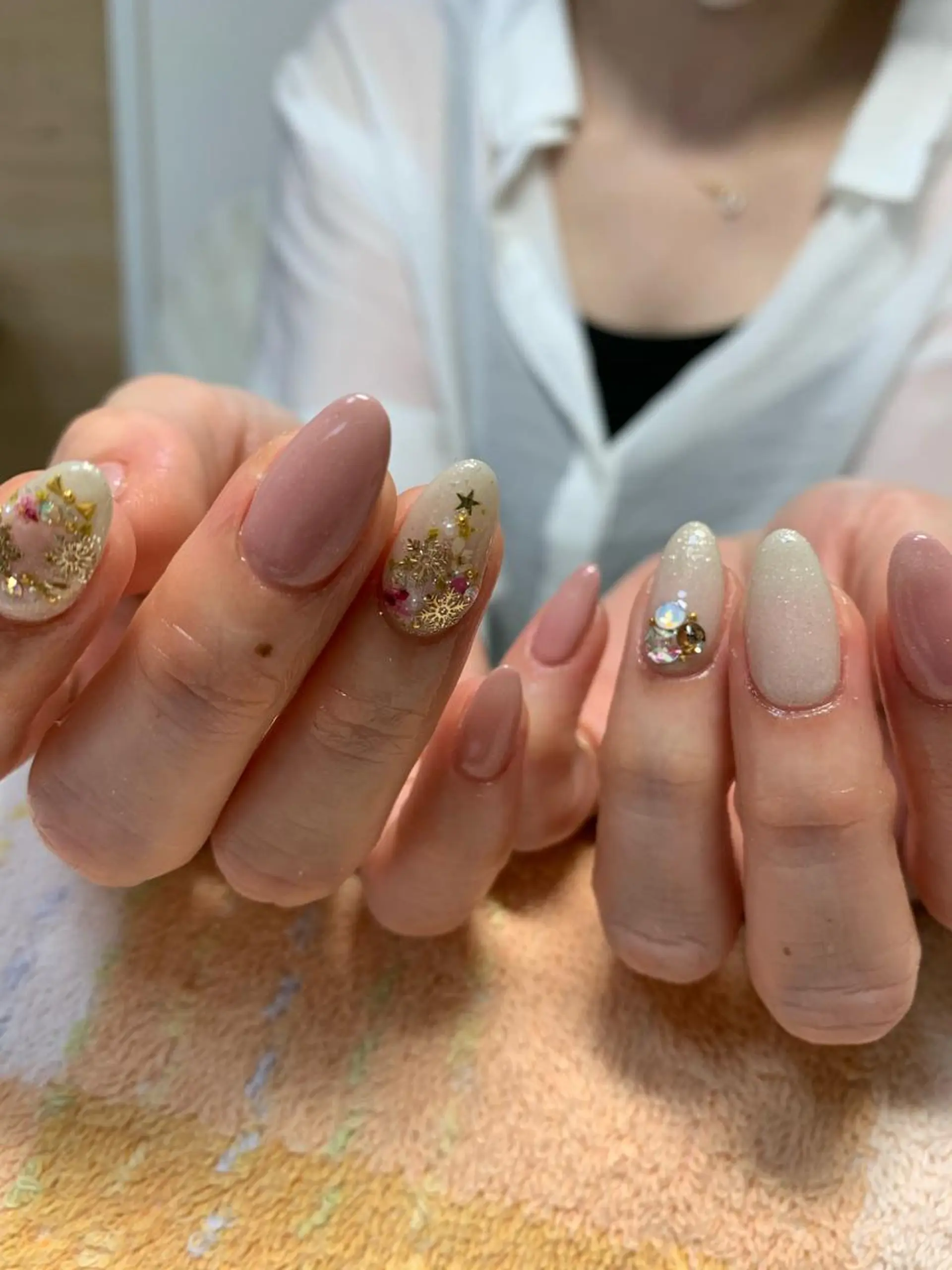 ネイル rukianail 新里のネイルデザイン