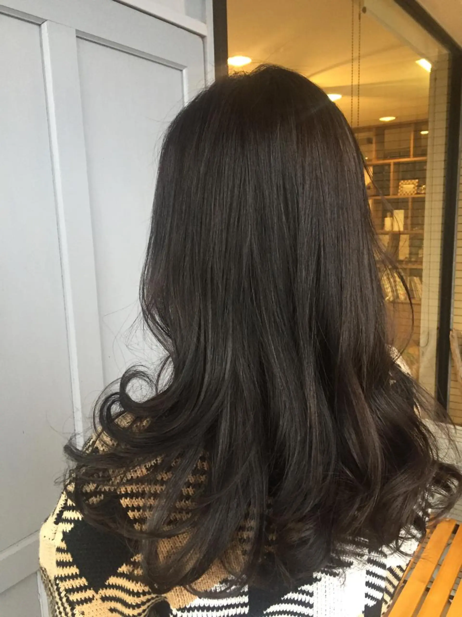 ロング カラー ツキダテ ユイのヘアスタイル