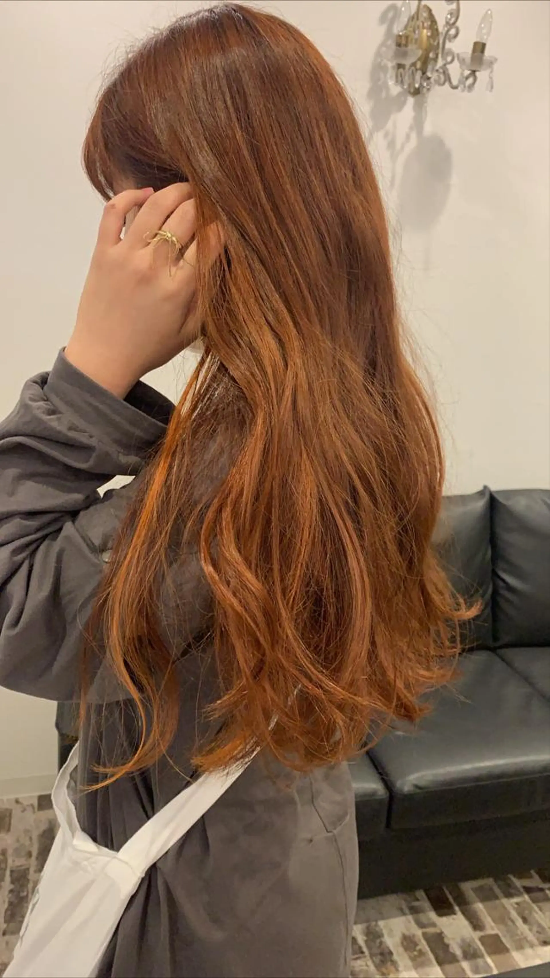 ロング カラー ベージュカラー オレンジ オレンジベージュ ヘアカラー m ā l o.🌷 サカモトマイコのヘアスタイル