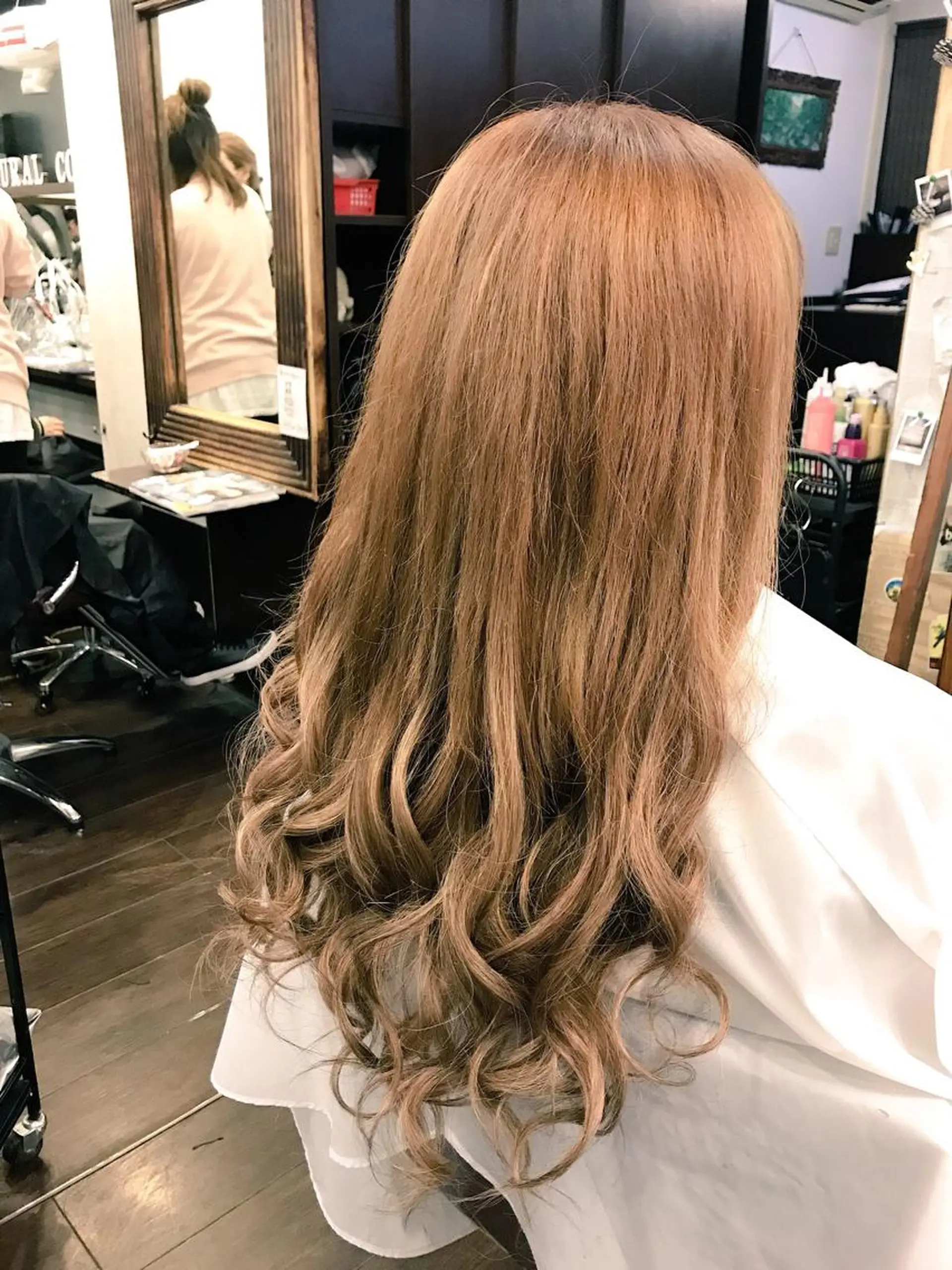 ロング カラー 黒髪 ブリーチ ダブルカラー トリートメント ヘアカラー 店長担当🌟 矢吹ガブリエル🌟のヘアスタイル