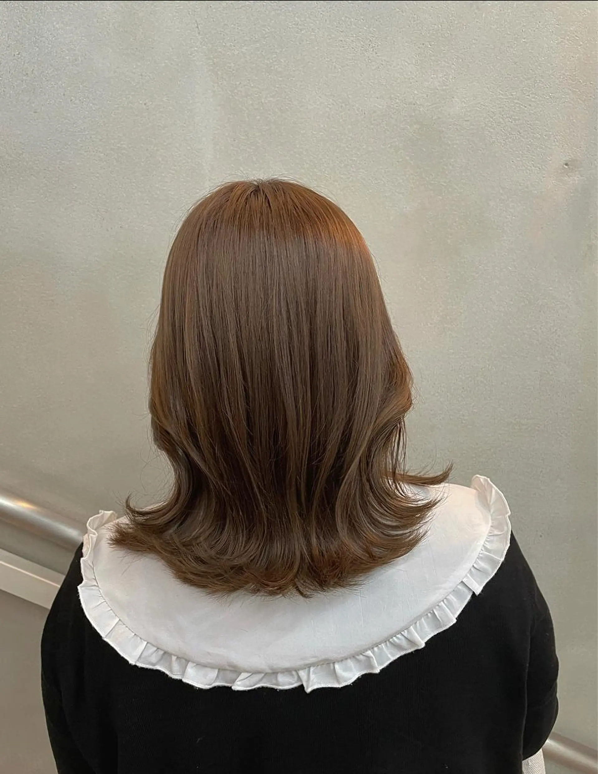 ミディアム カラー ミディアムレイヤー ベージュカラー レイヤーカット 沖縄/ヘアアレンジ /ナカノのヘアスタイル