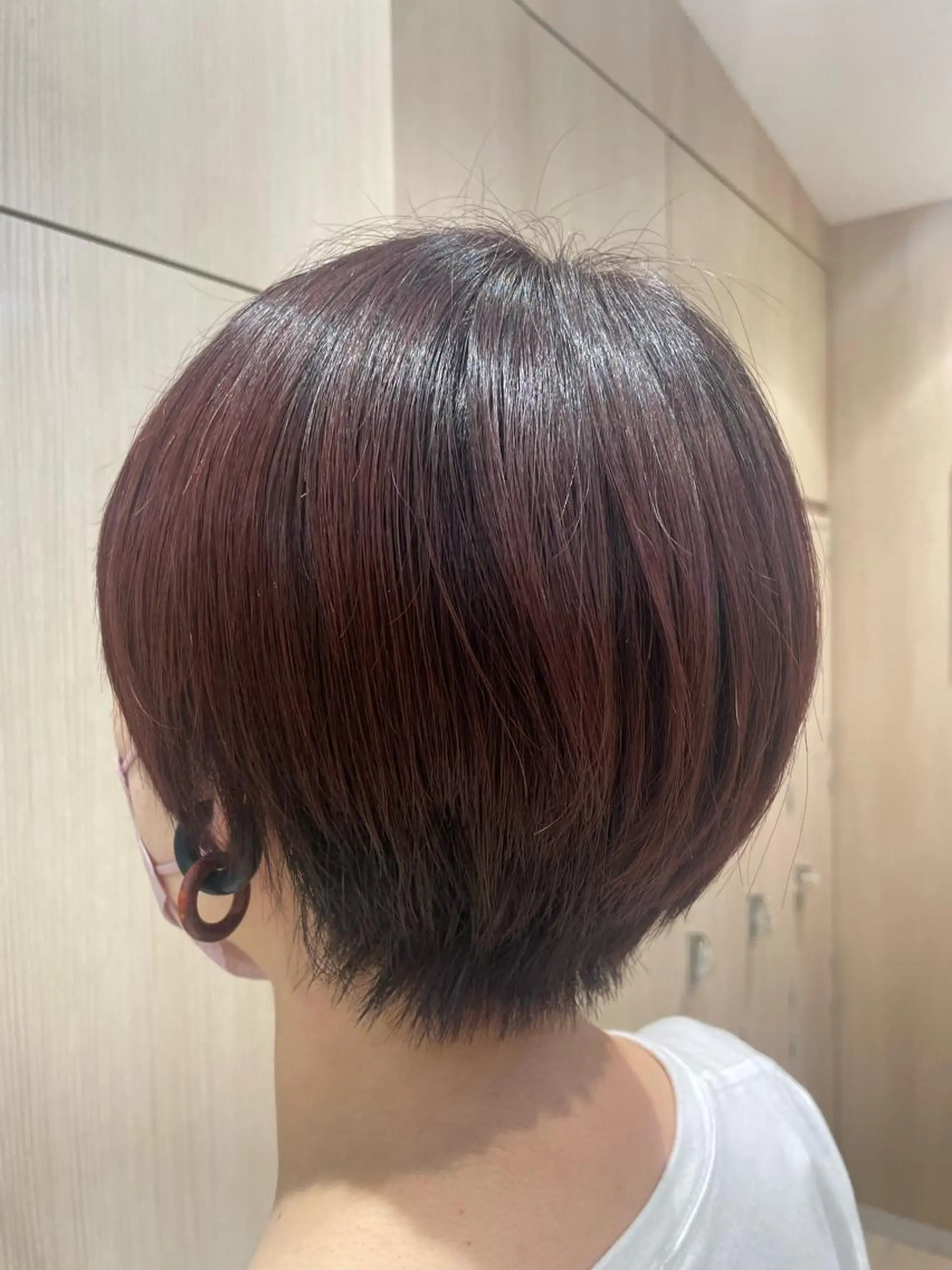 ショート カラー カット ヘアカラー トリートメント 韓国ヘアメイク🎀/ 縮毛矯正✨山本媛香のヘアスタイル