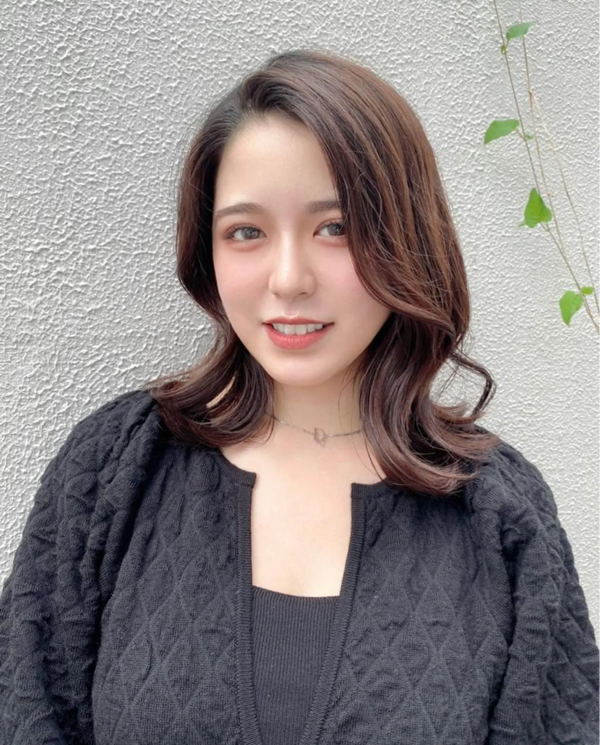 ミディアム くびれヘア hair CREER所属・【艶ヘア】 どうまえのヘアスタイル