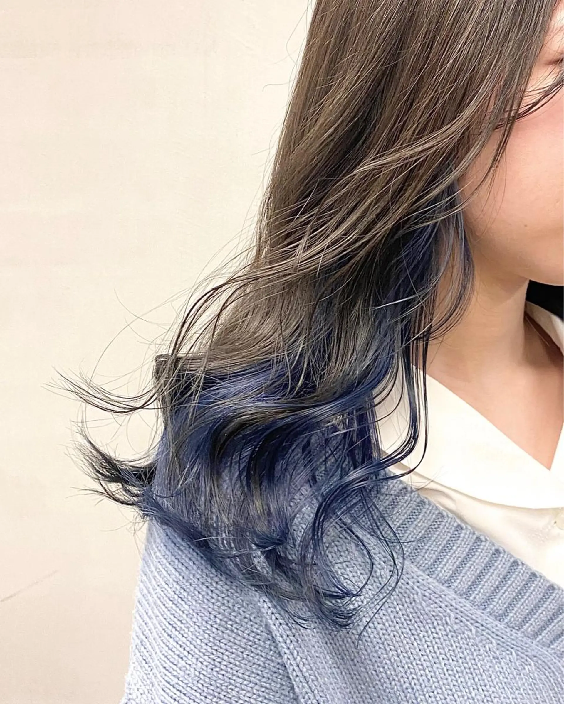 セミロング カラー カット ヘアカラー トリートメント ハル🌸柔色/ ブリーチなし/艶髪のヘアスタイル