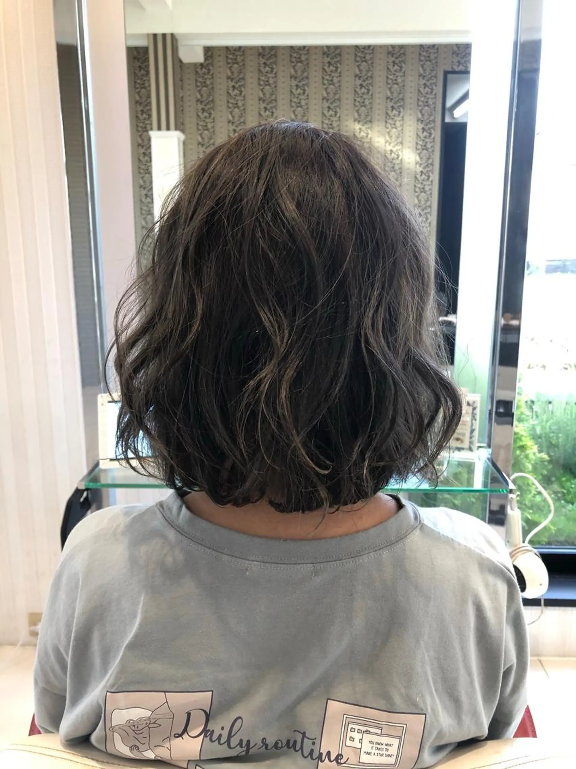 ミディアム カラー カット ヘアカラー トリートメント 杉田 一浩のヘアスタイル