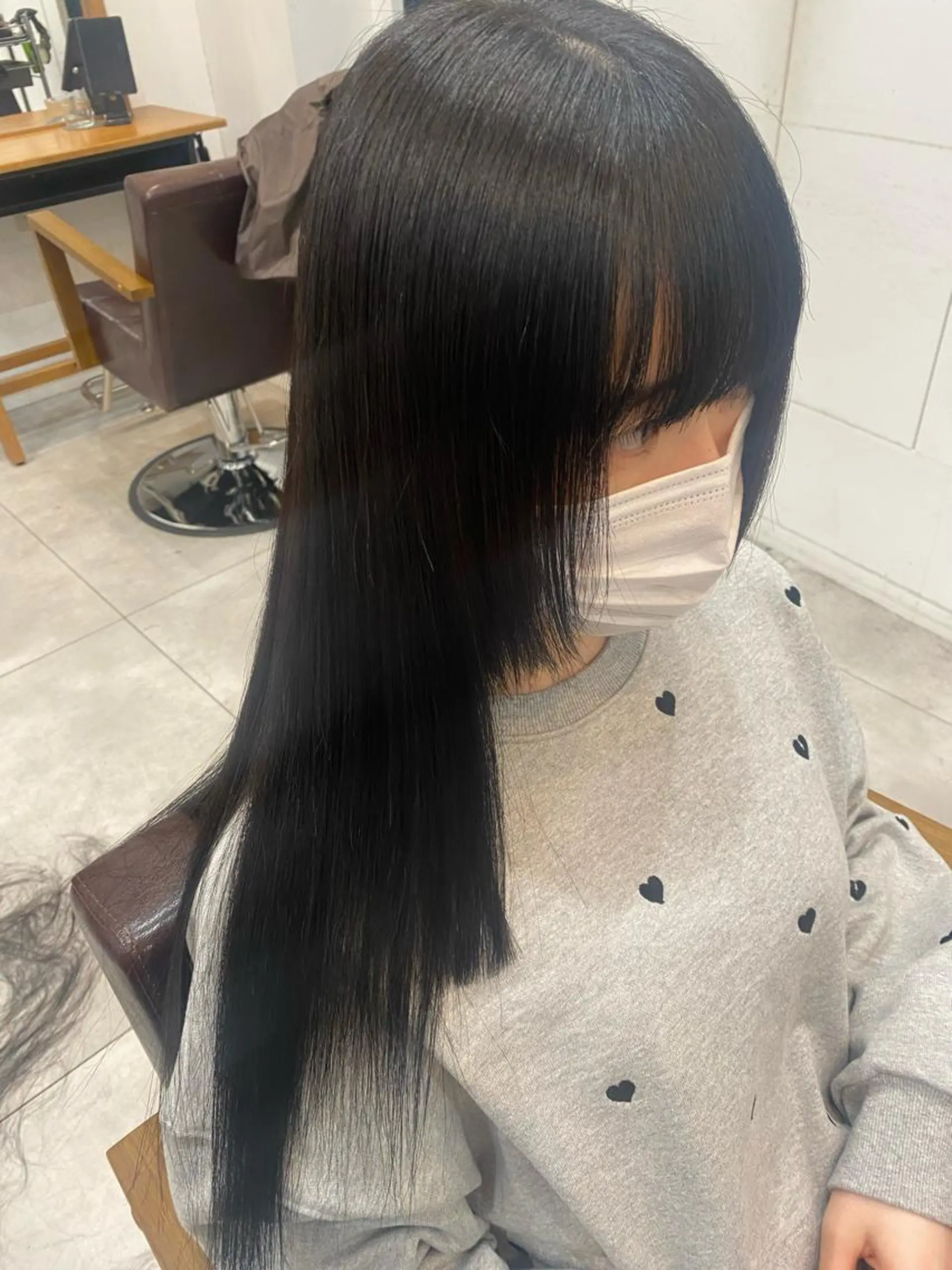 セミロング 姫カット カット ヘアカラー トリートメント mio/⭐︎ ブリーチ指名No.1のヘアスタイル