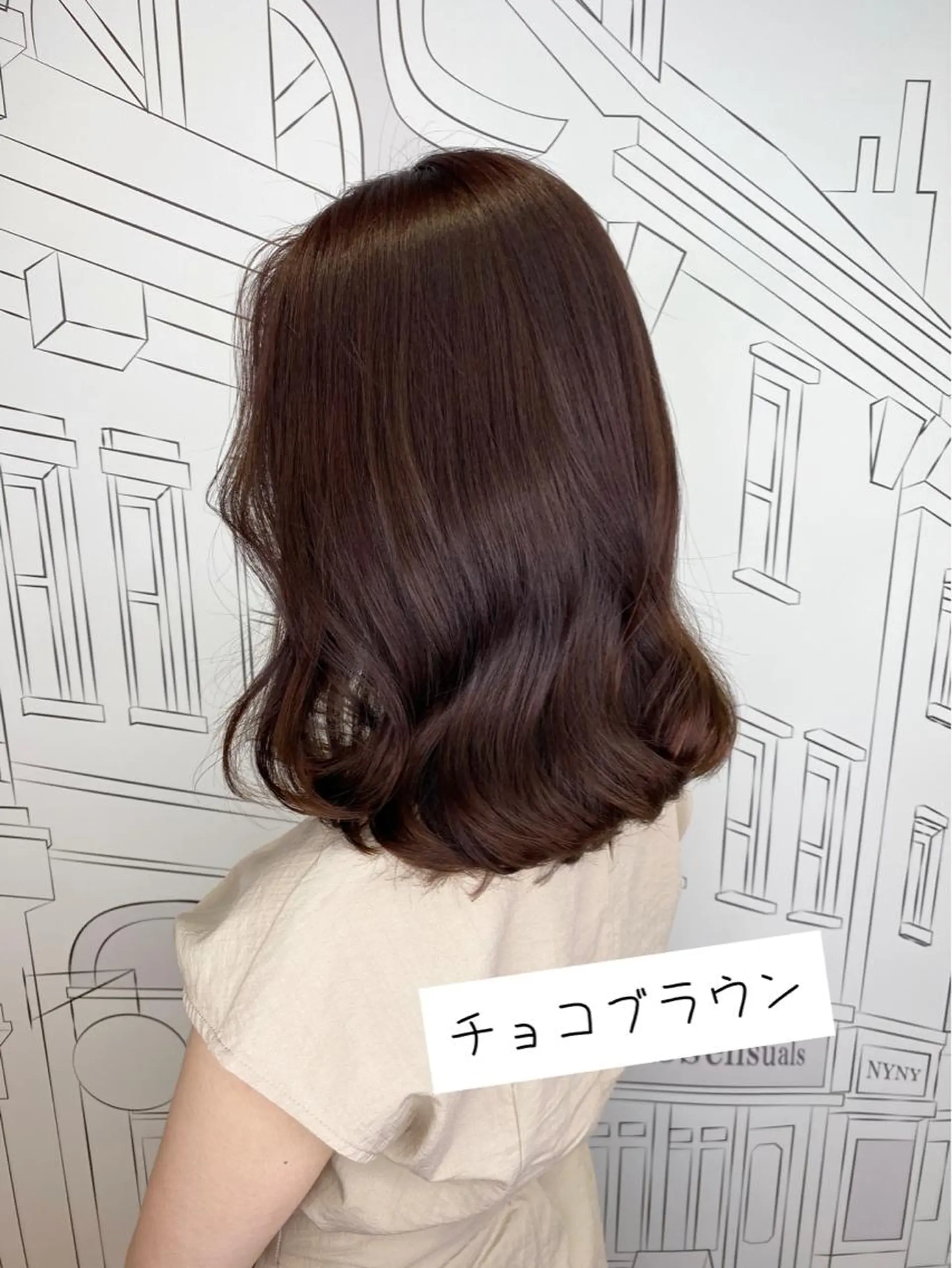 ミディアム 💎馴染むエクステ ×カラーTOMO💎のヘアスタイル