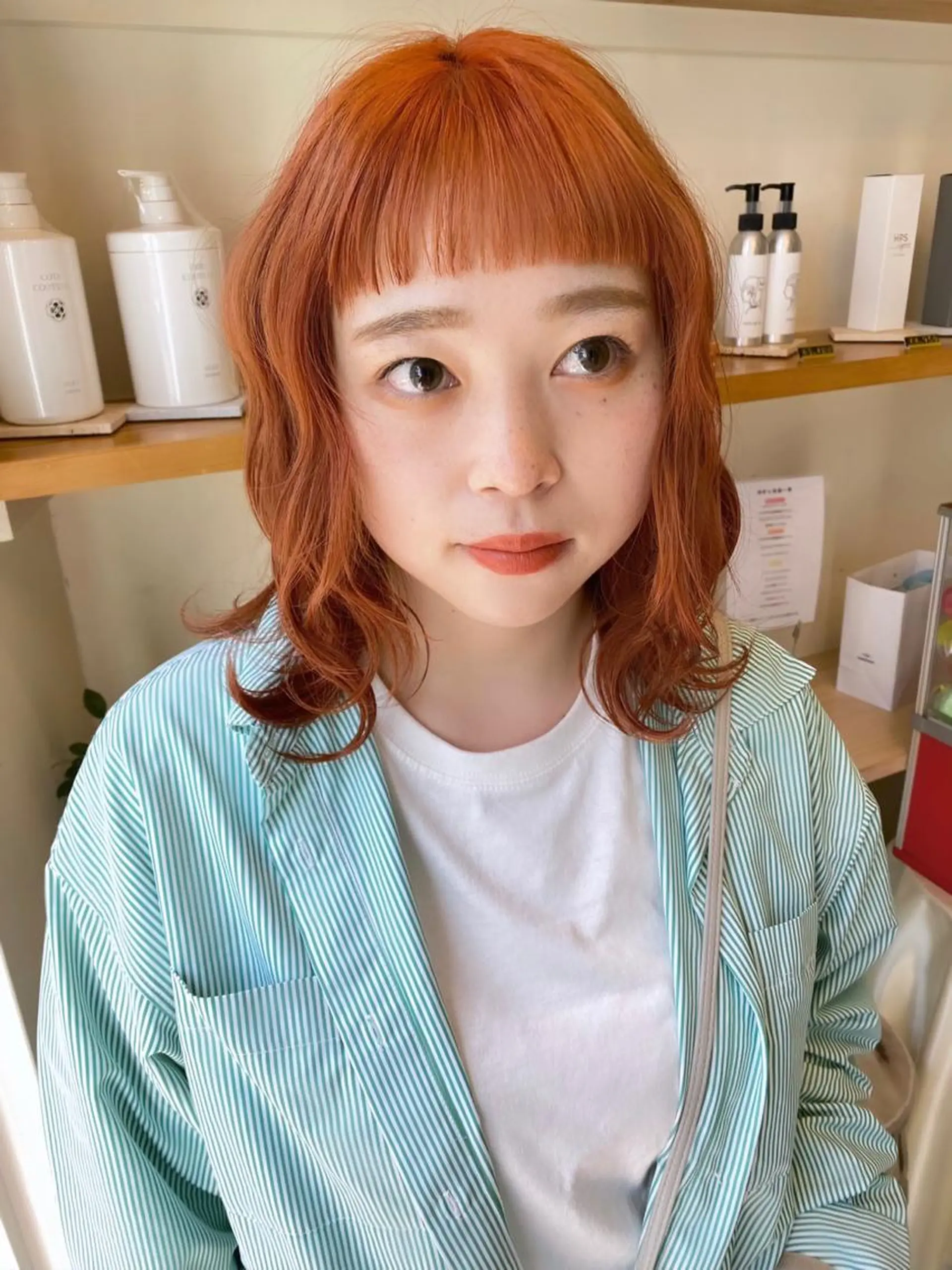 ミディアム 中尾 未来/艶カラー /カットモデルのヘアスタイル