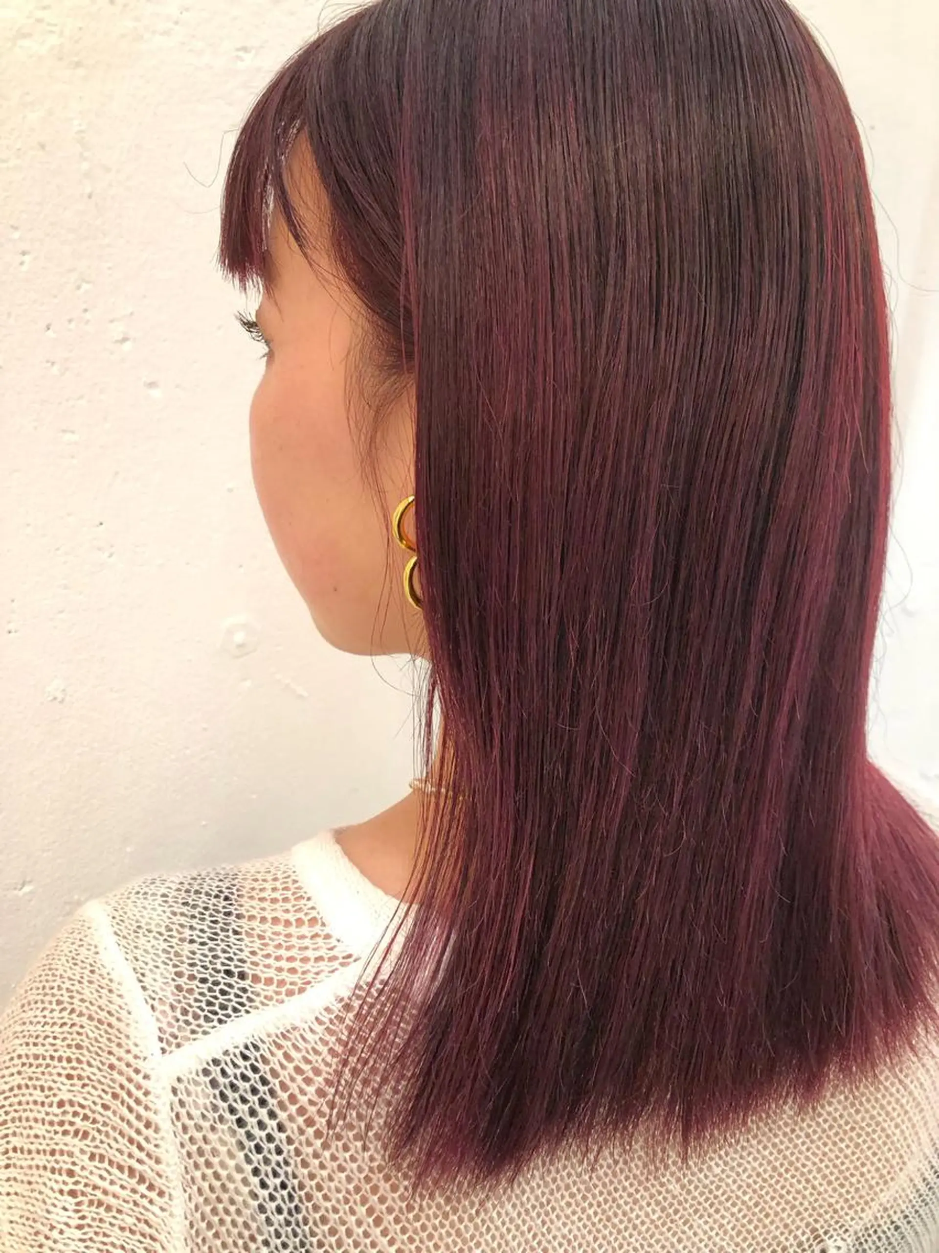 カラー ヘアカラー ブリーチカラー🎀 韓国風/寺門美優のヘアスタイル