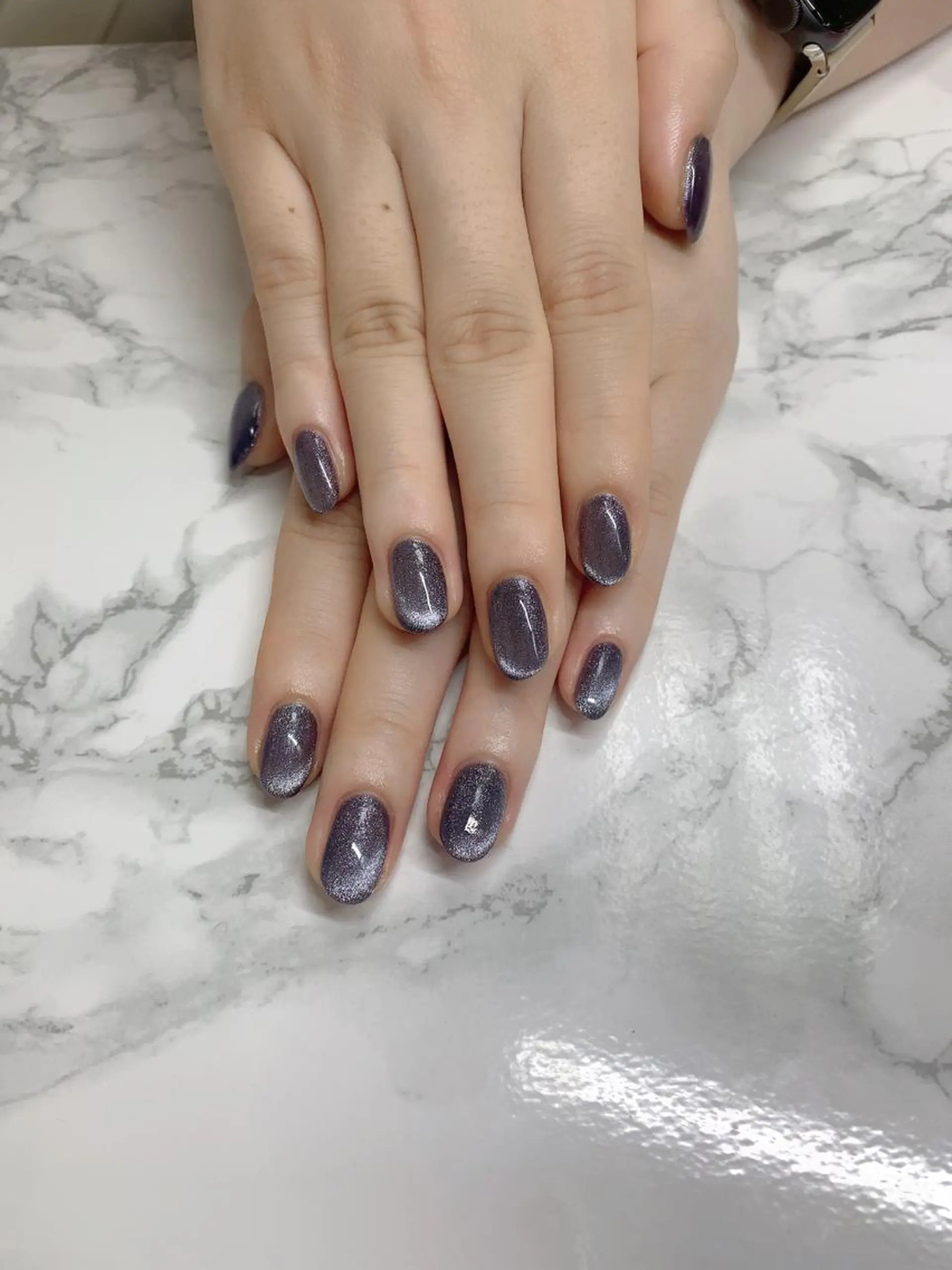 ネイル ハンドネイル はな💎ネイル ワンホン、長さ出しのネイルデザイン