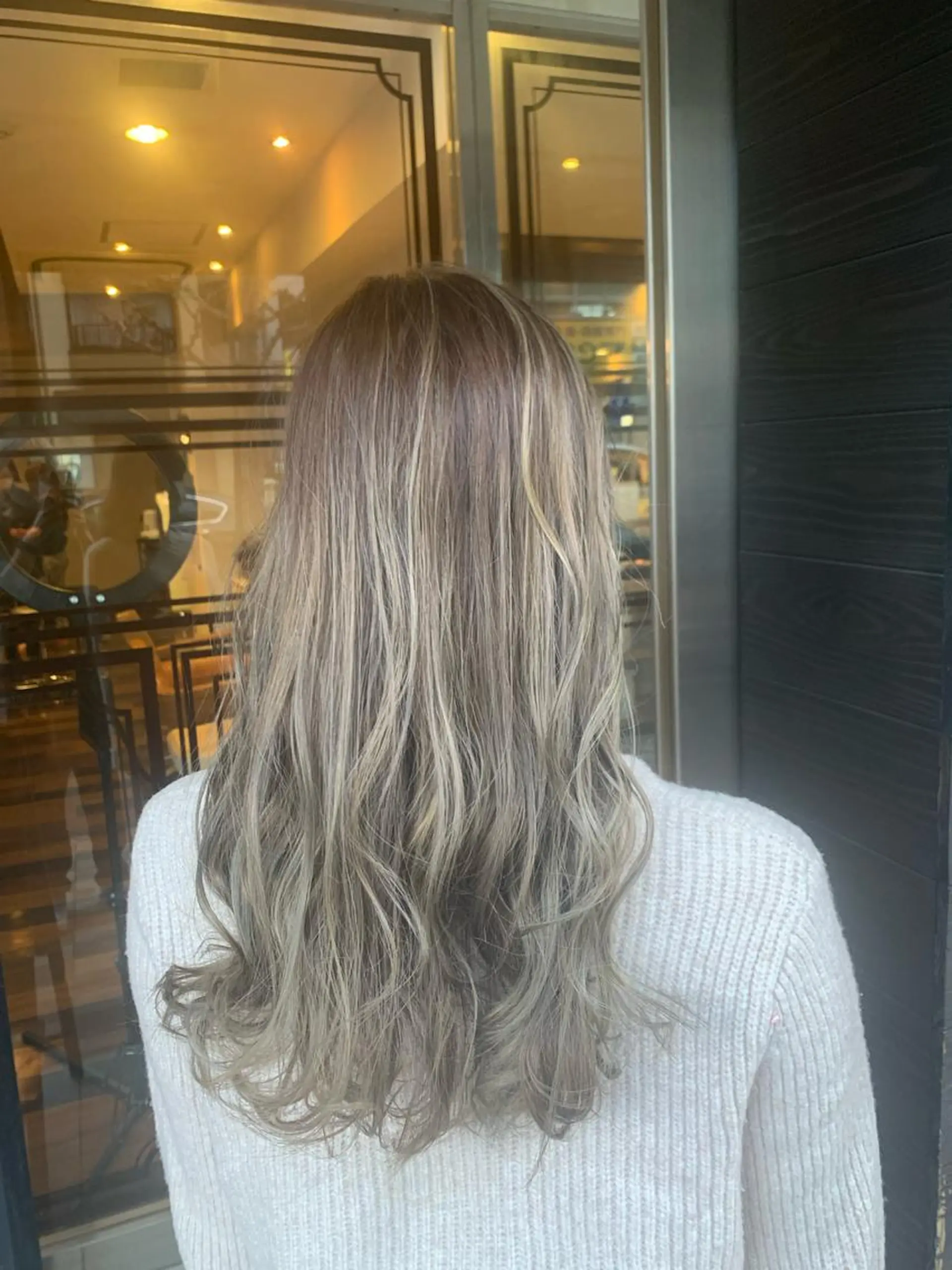 セミロング ハイライト カット ヘアカラー ◆◇◆ナカハマ アキト◆◇◆のヘアスタイル