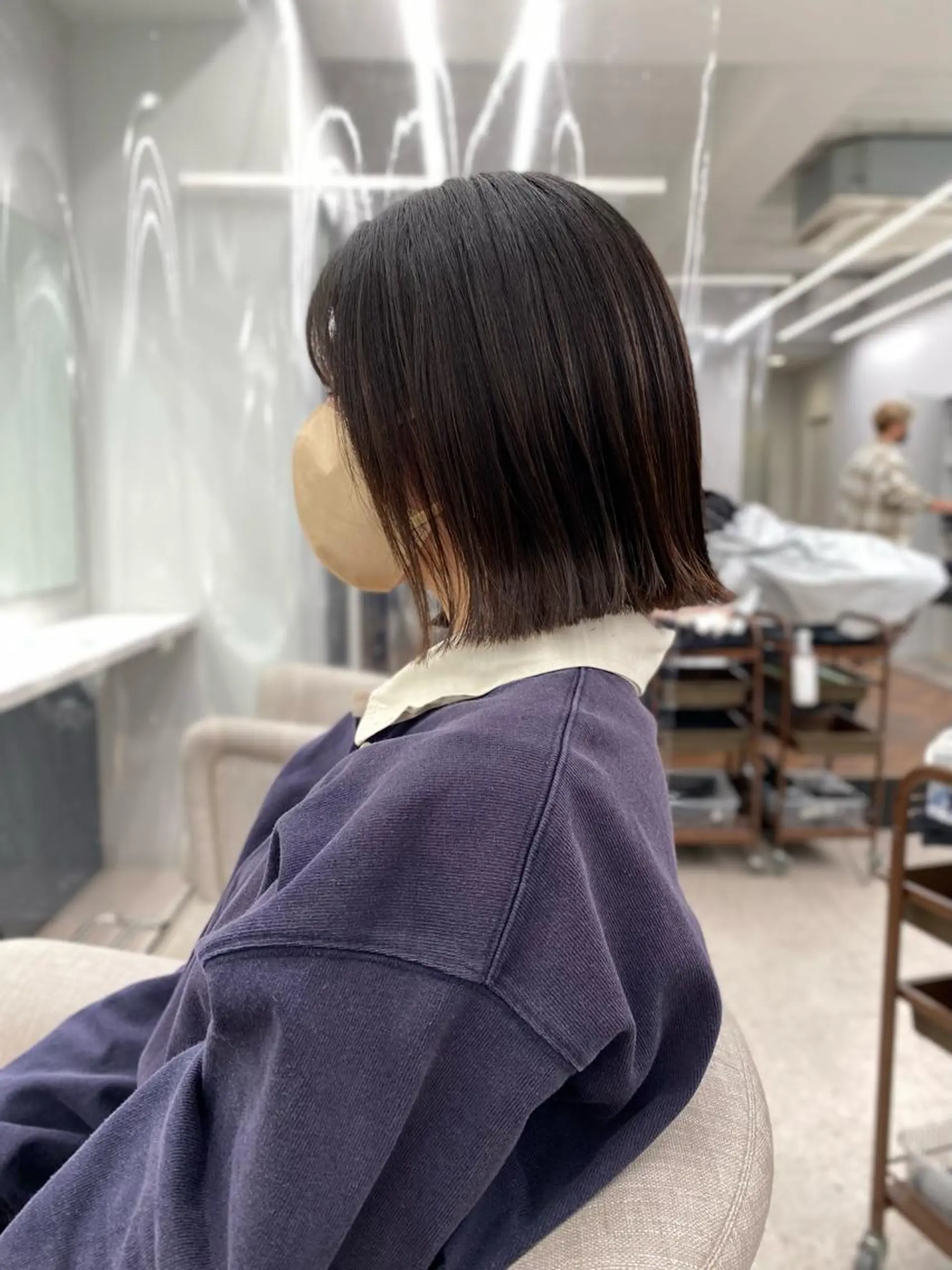 ショート カット トリートメント 京都レイヤーカット/ 縮毛矯正/羽柴りくのヘアスタイル