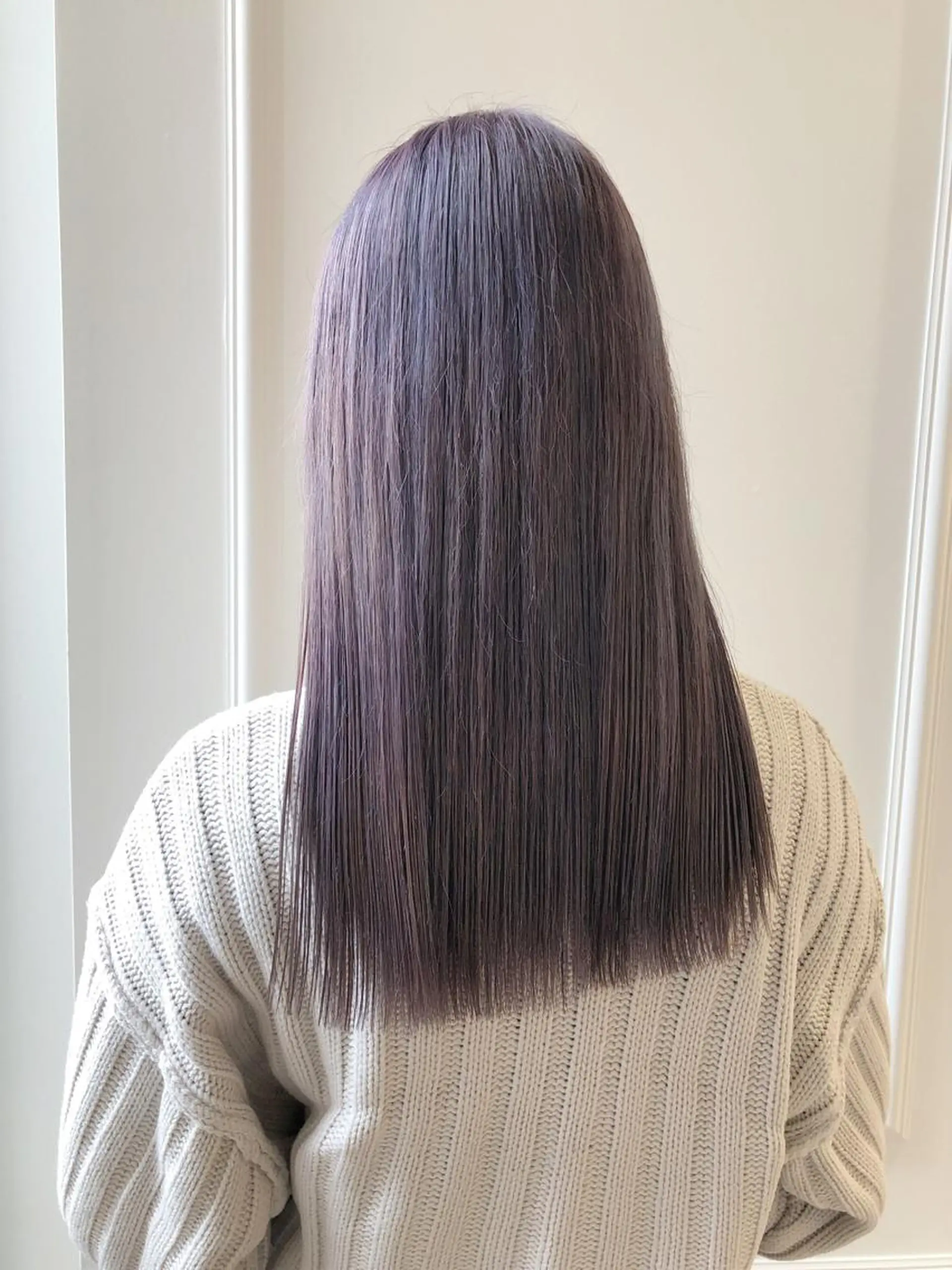 セミロング カラー ブリーチ レイヤー⭐️カラー ⭐️平川雅史のヘアスタイル