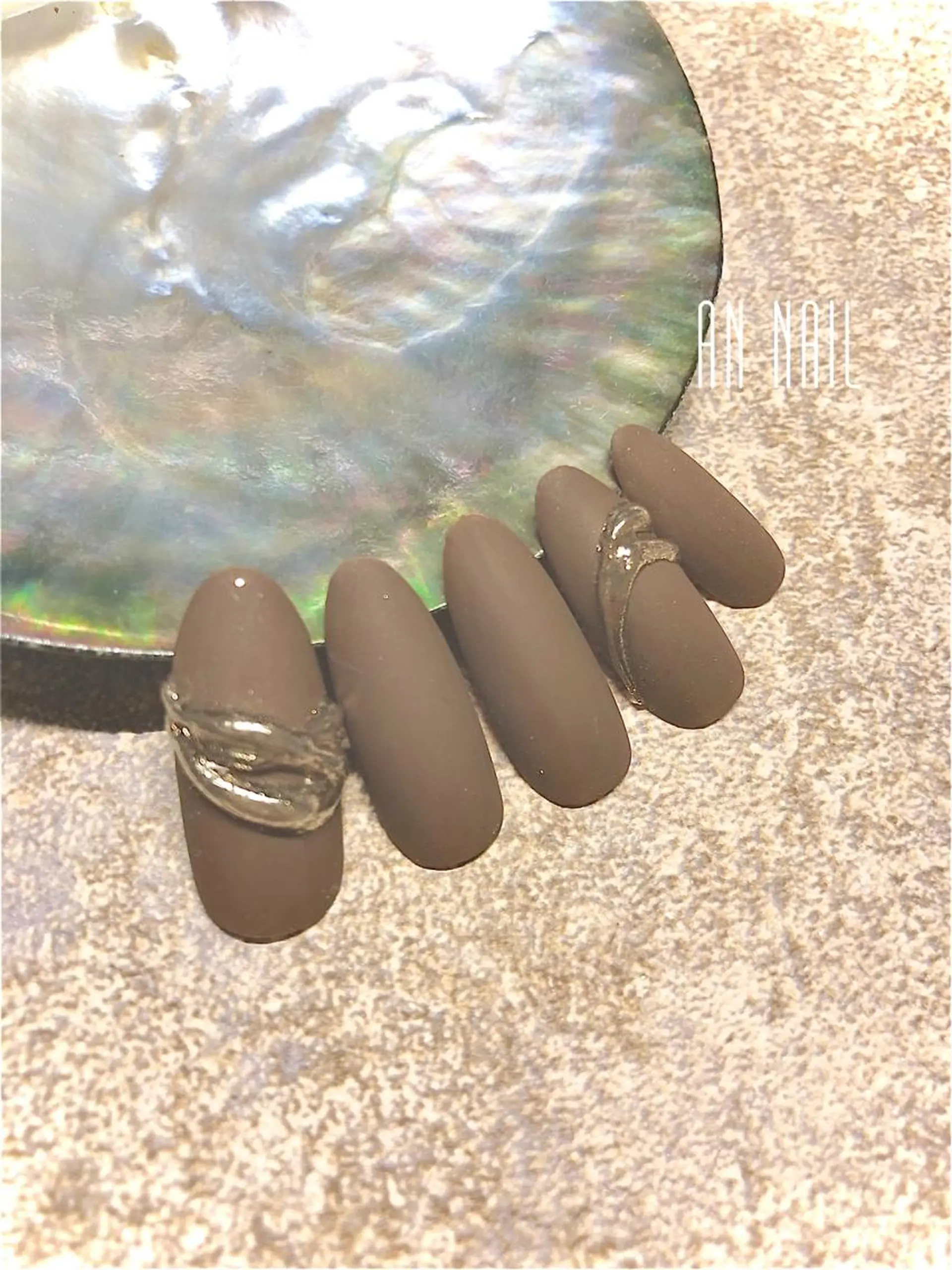 ネイル フットネイル ニュアンスネイル スカルプネイル ハンドネイル AN Nailのネイルデザイン