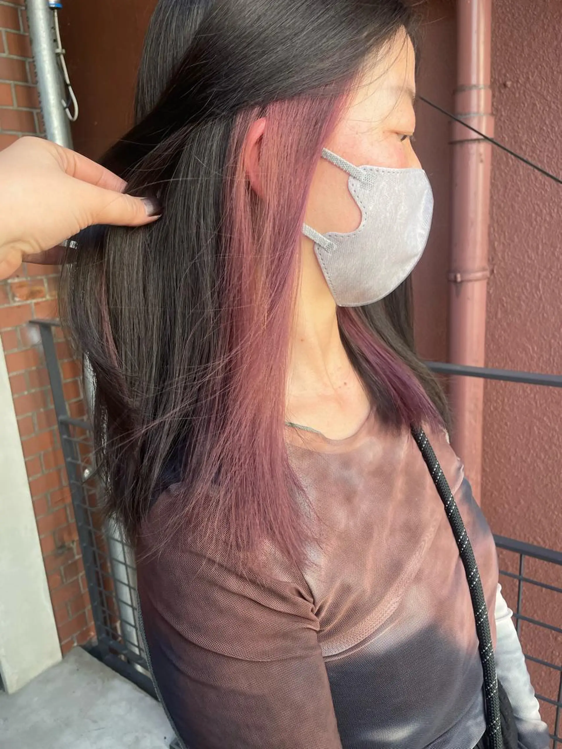 ロング カラー 京都美容師 塩のヘアスタイル