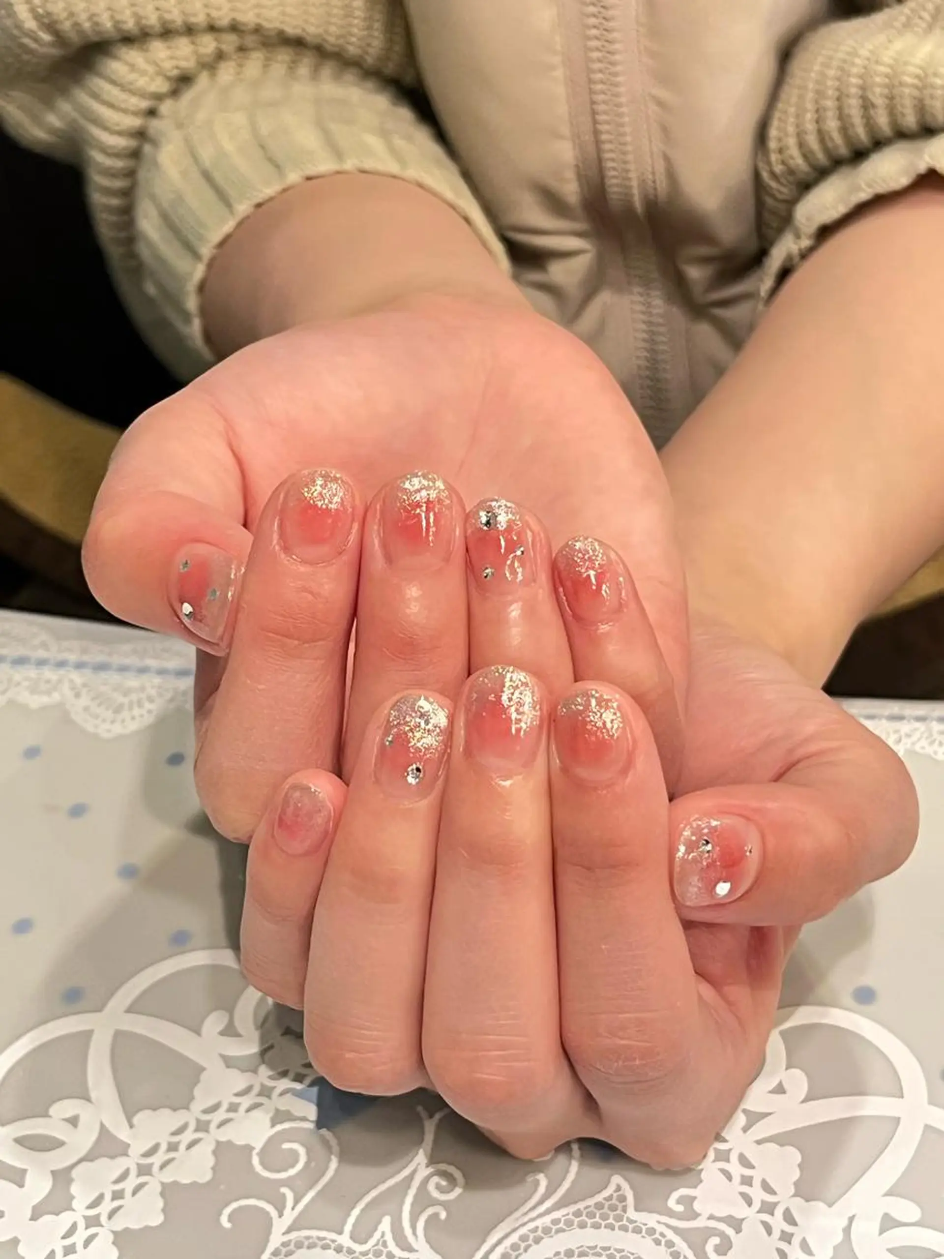 ショート カラー ネイル アートネイル オフィスネイル ワンカラーネイル ショートネイル ネイルサロン　リリーブランシュ所属・森 瑞紀のネイルデザイン