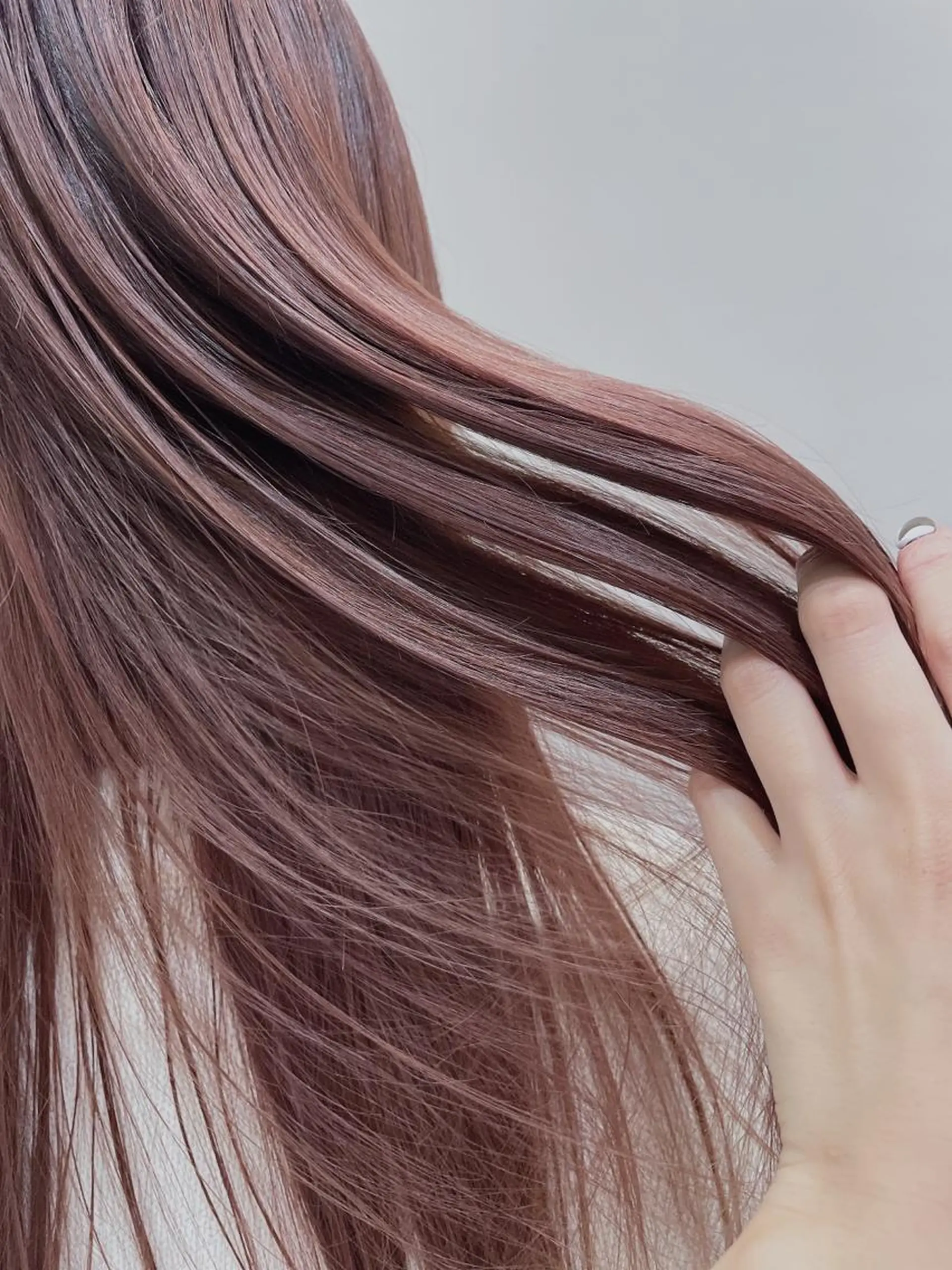 ロング カラー ブラウンカラー レッドカラー レッドブラウン ヘアカラー トリートメント 🦖鶴岡香純🦖 産休中のヘアスタイル