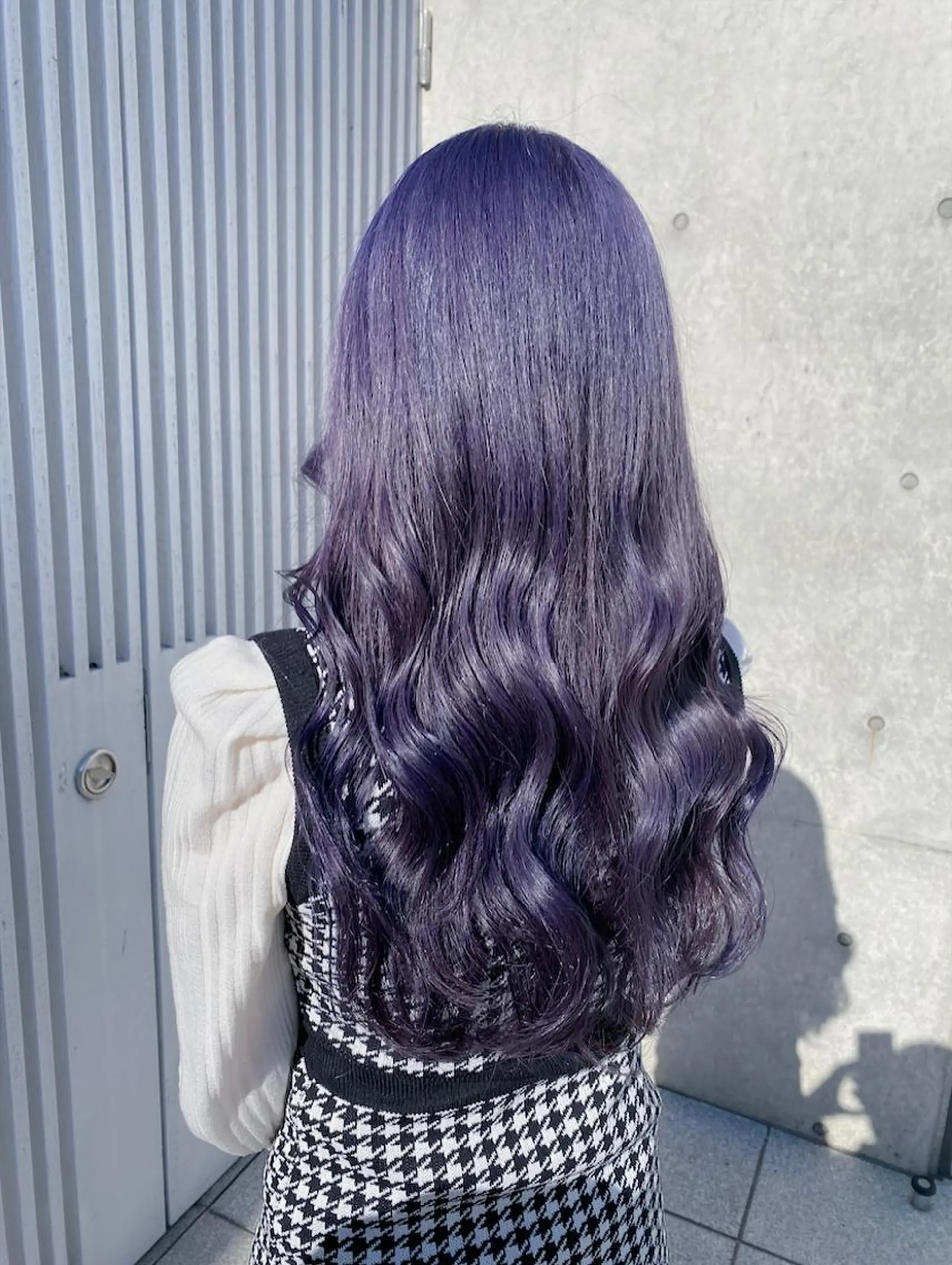 ロング カラー ヘアアレンジ カット ヘアカラー トリートメント 韓国レイヤーカット/ 儚げカラーチナツのヘアスタイル